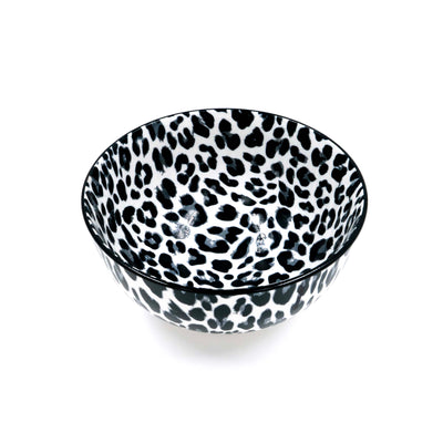 Leopard Print Ceramic Bowl