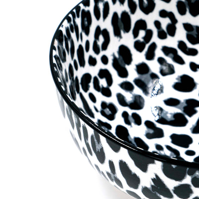 Leopard Print Ceramic Bowl