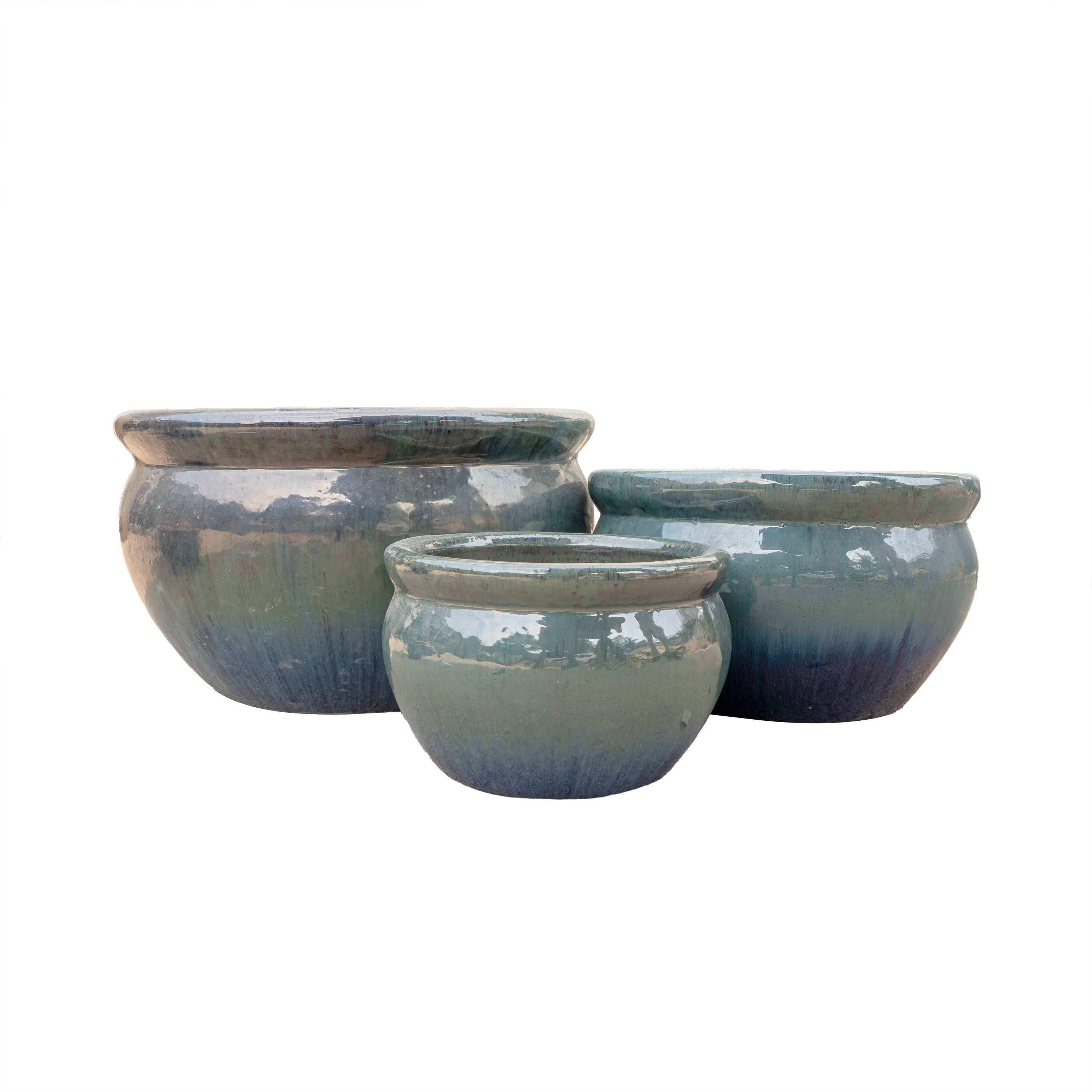 Vetle Pot - Green Blue
