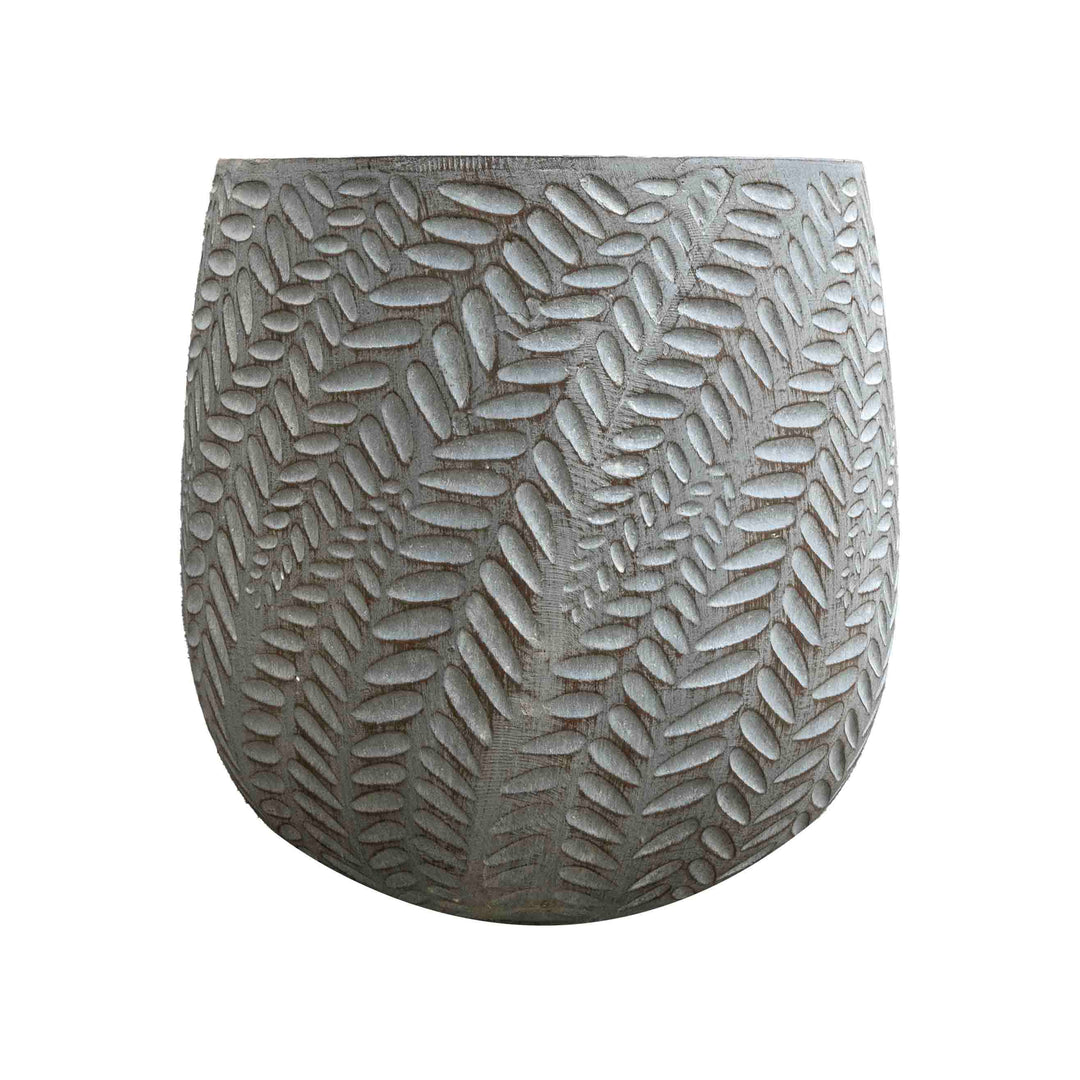 Tapered Grey Planter