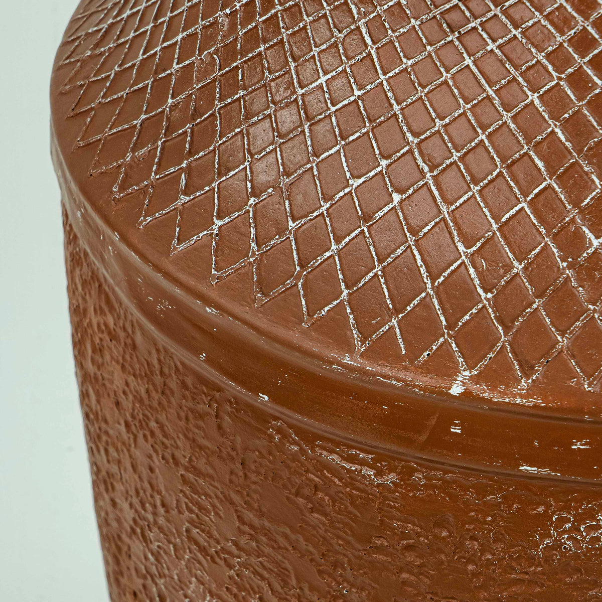 Brown Ancient Tall Pot