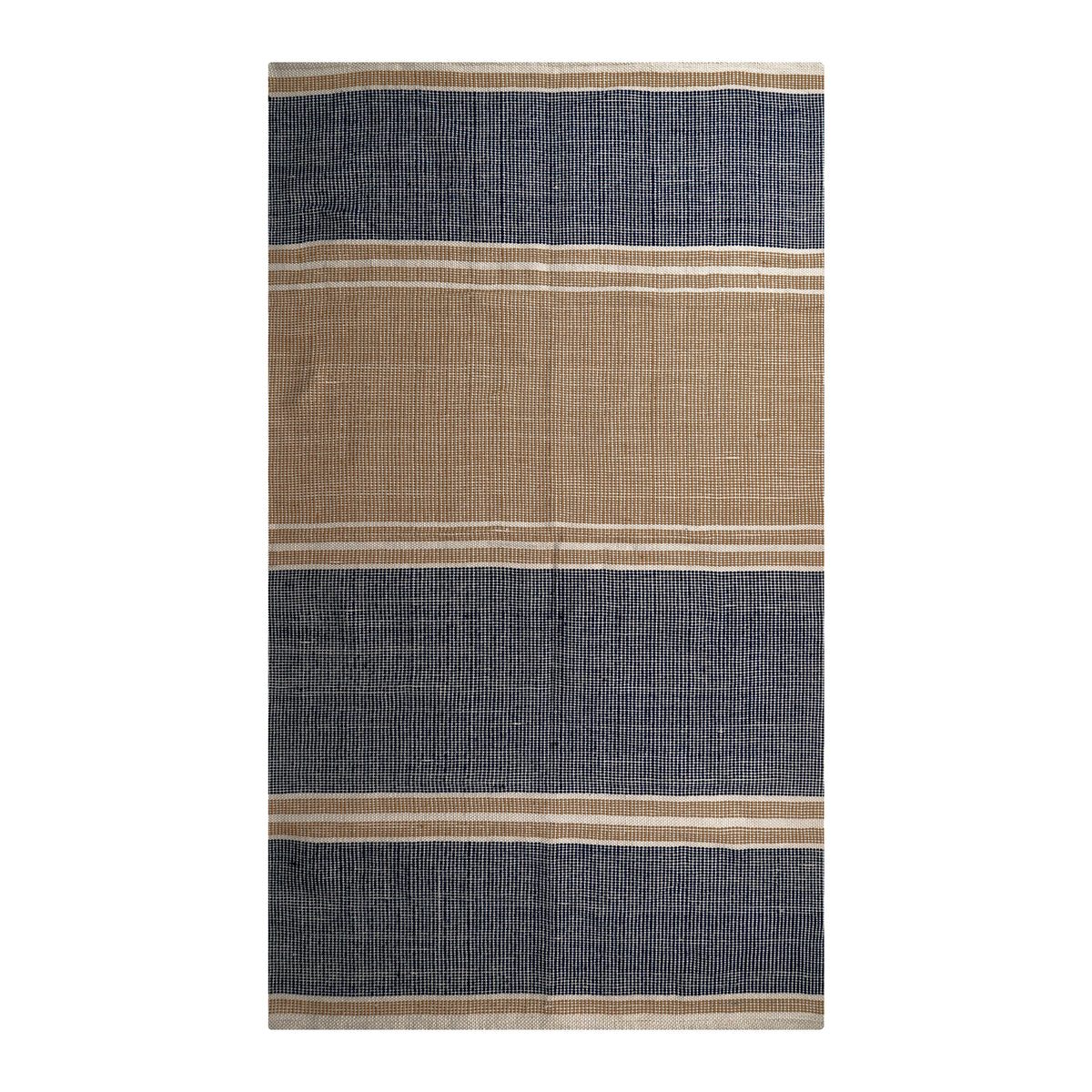 FLATWEAVE COLOR BLOCK RUG