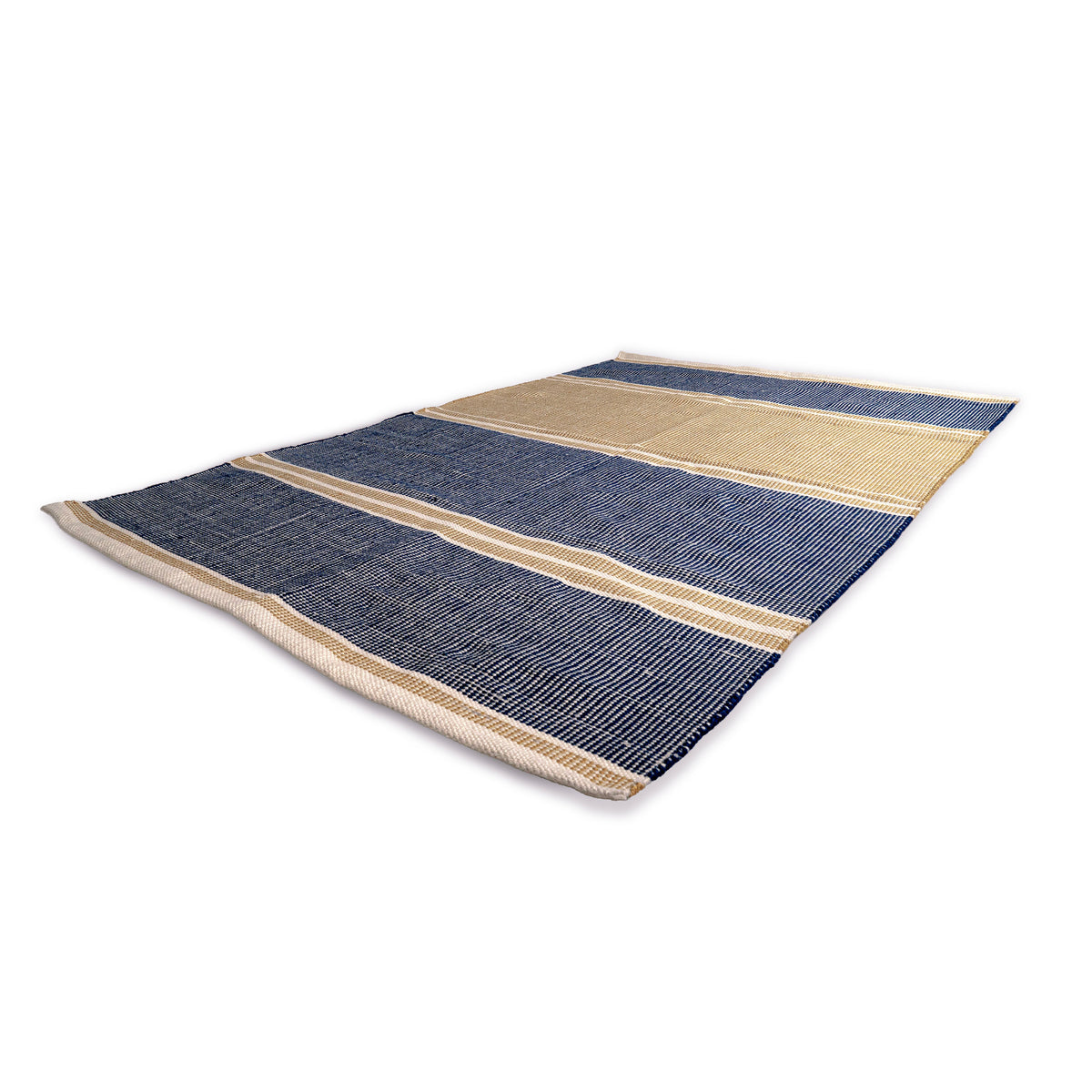 FLATWEAVE COLOR BLOCK RUG