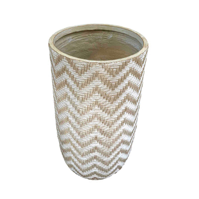 U Shaped Beige Planter