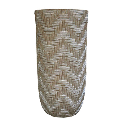 U Shaped Beige Planter