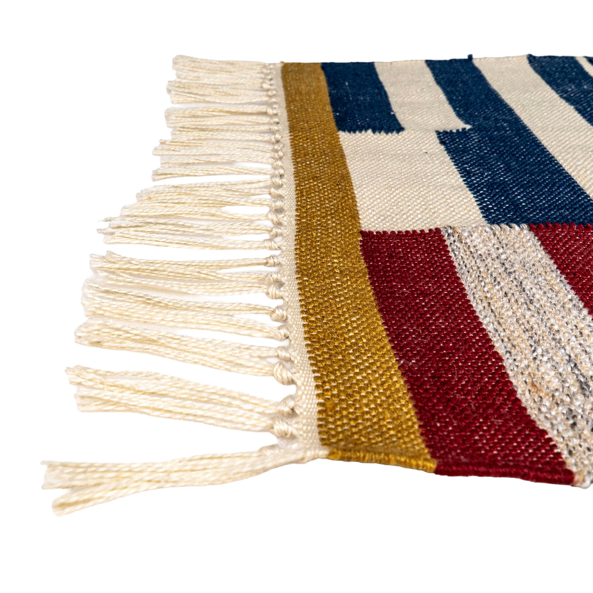 FLATWEAVE COLOR BLOCK RUGS