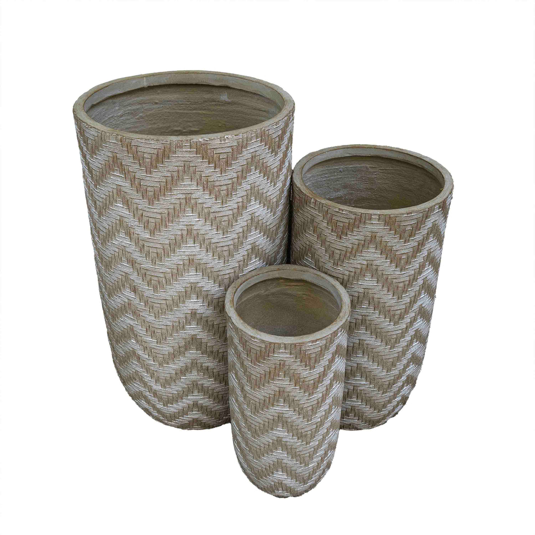 U Shaped Beige Planter