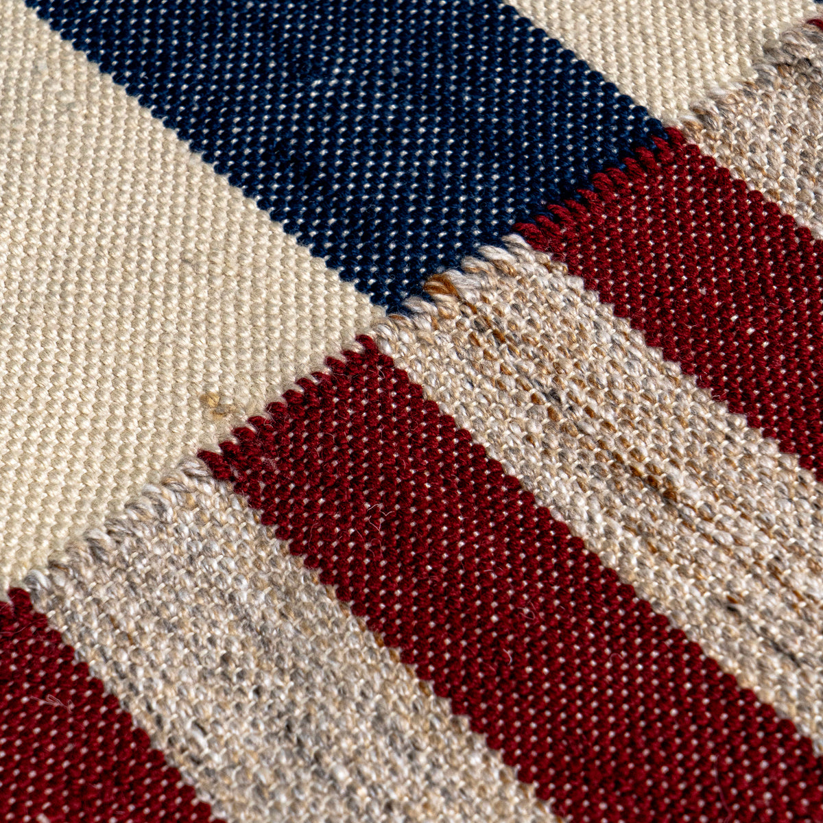 FLATWEAVE COLOR BLOCK RUGS