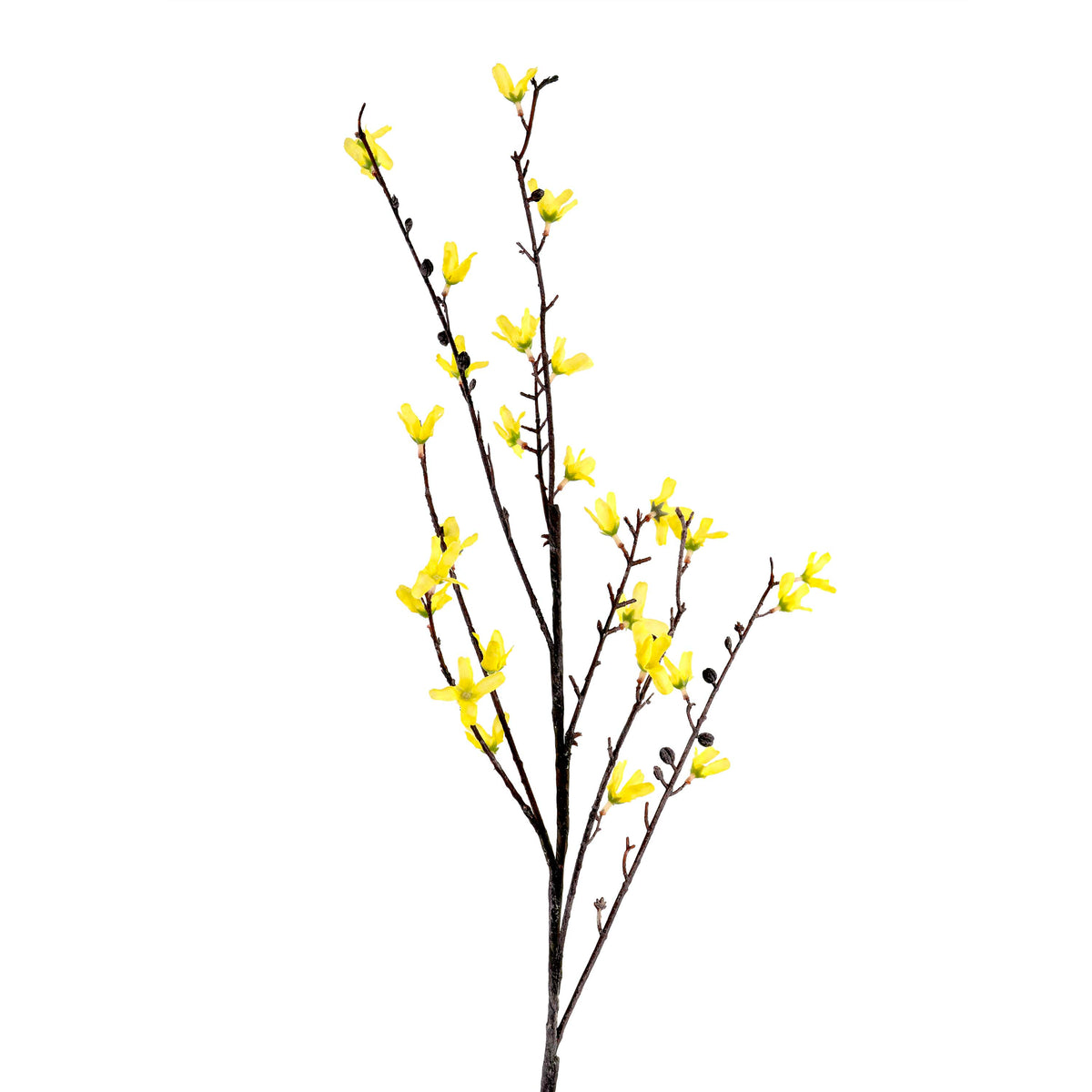 Faux Yellow Forsythia Stem