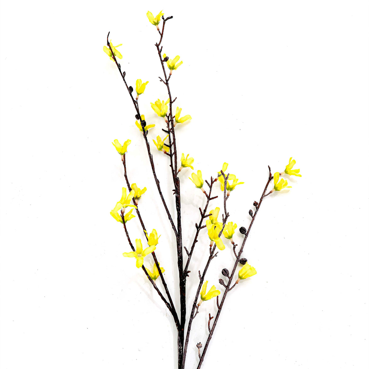 Faux Yellow Forsythia Stem