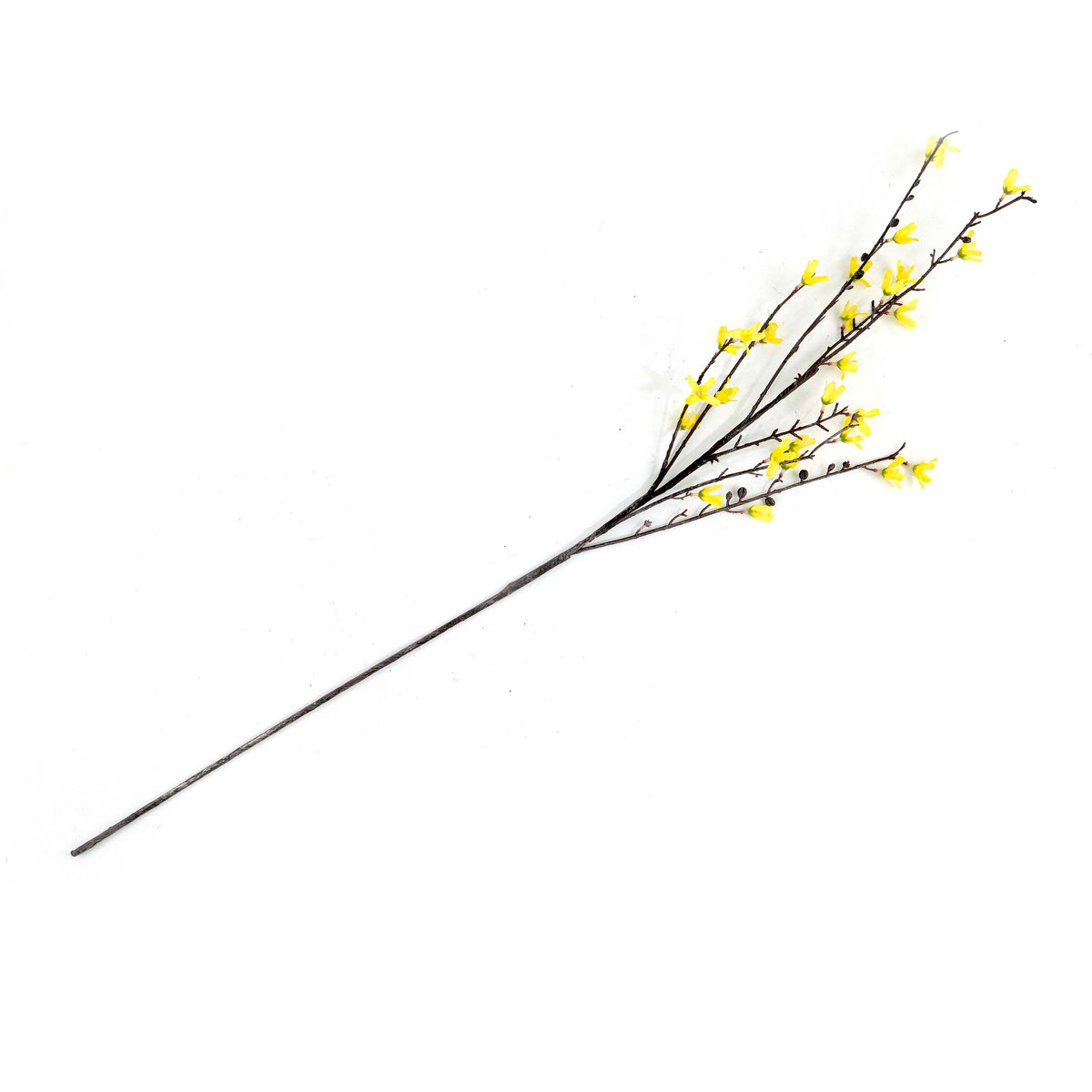 Faux Yellow Forsythia Stem