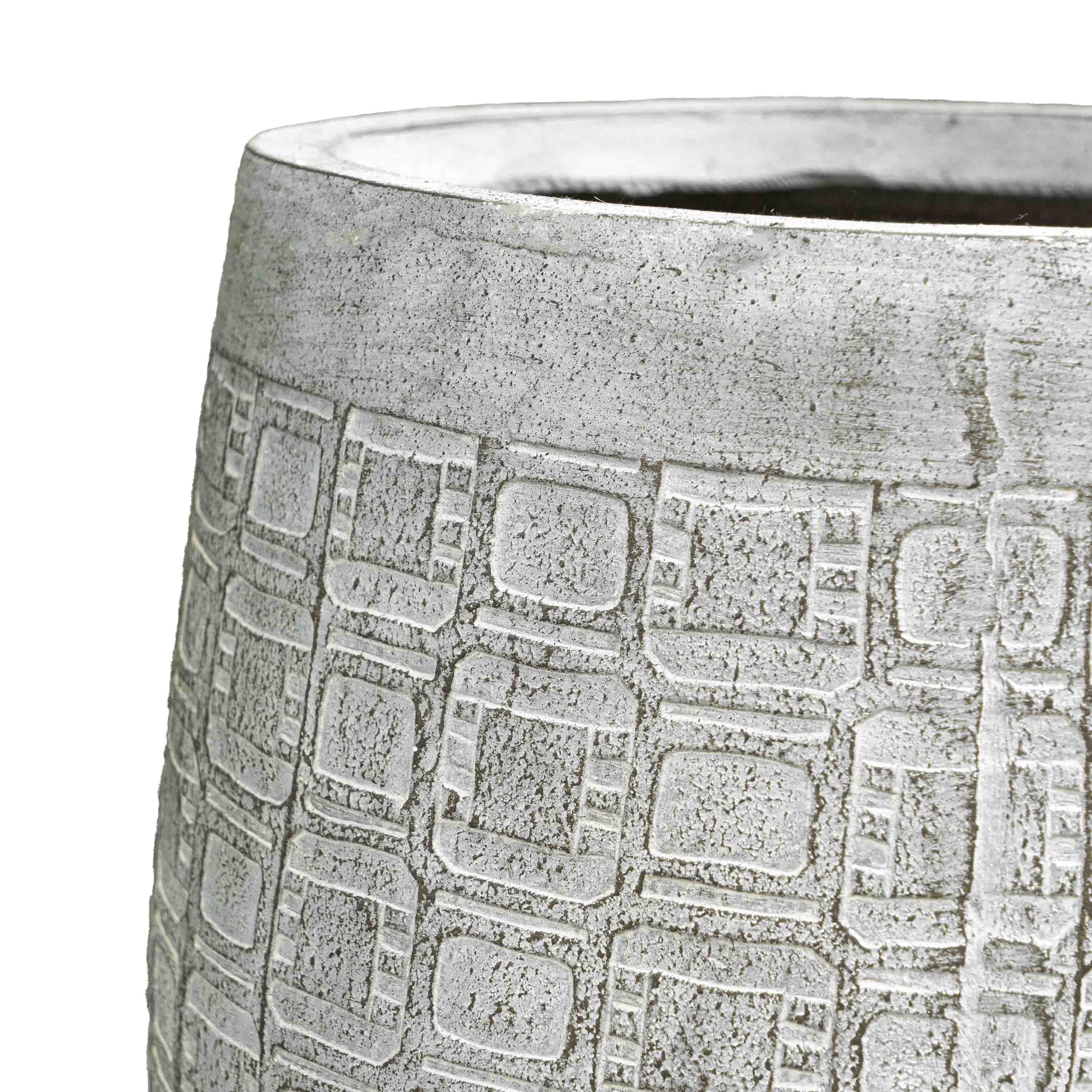 Buy Planters | Tapered Grey Planter | Shop at Beruru