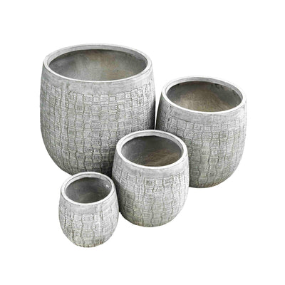 Tapered Grey Planter