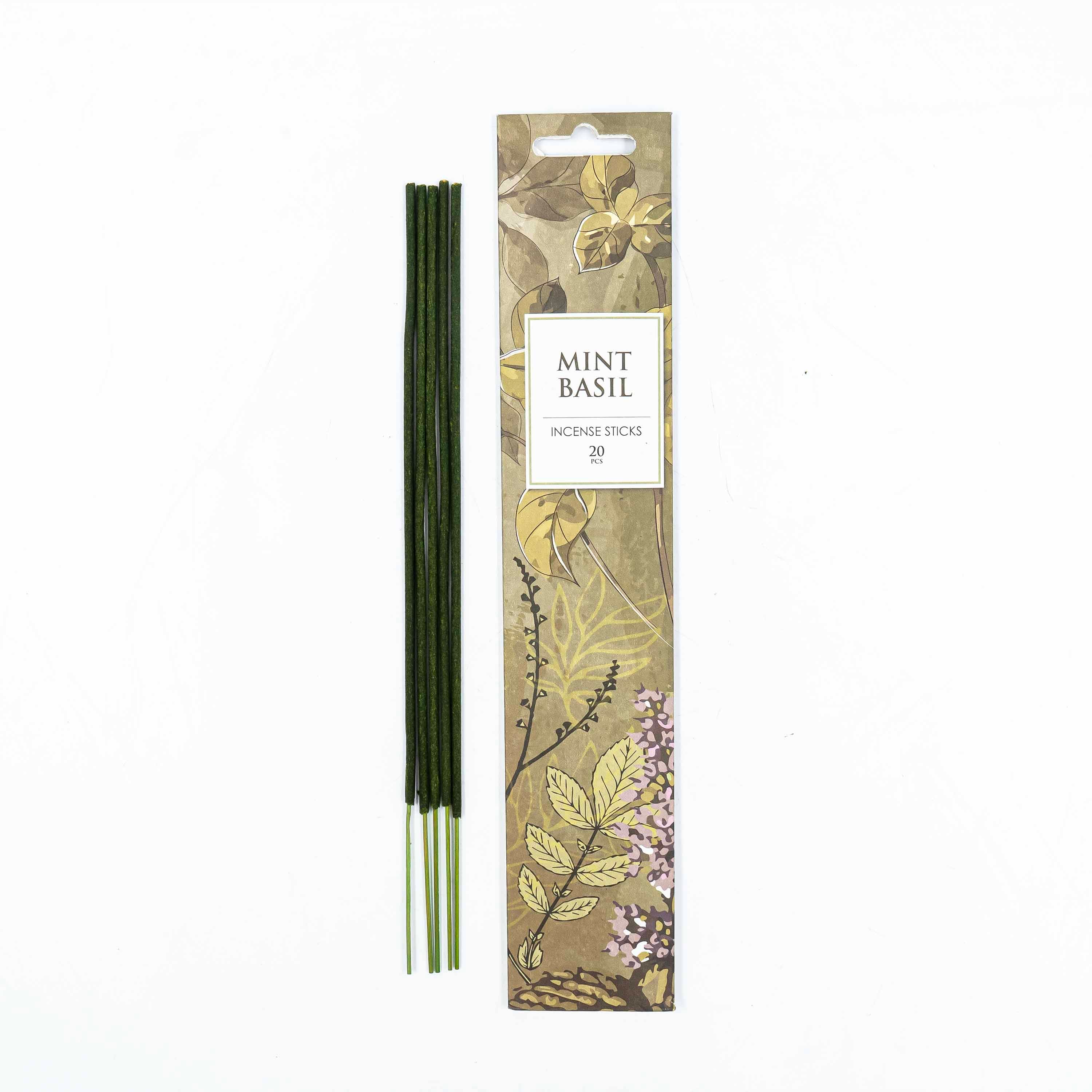 Buy Home Decor Mint Basil Incense Stick Shop at Beruru