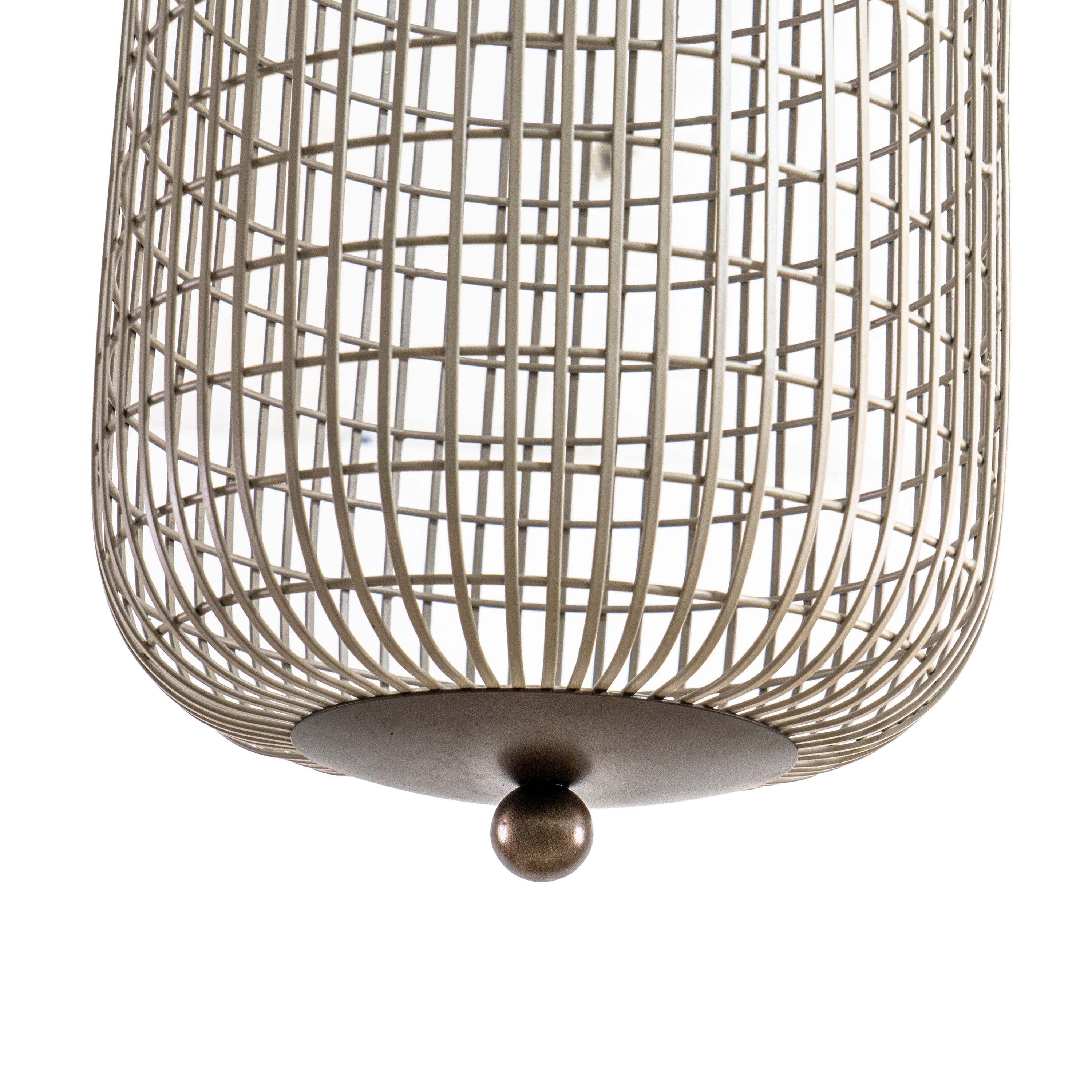 Cylindrical Mesh Pendant Light