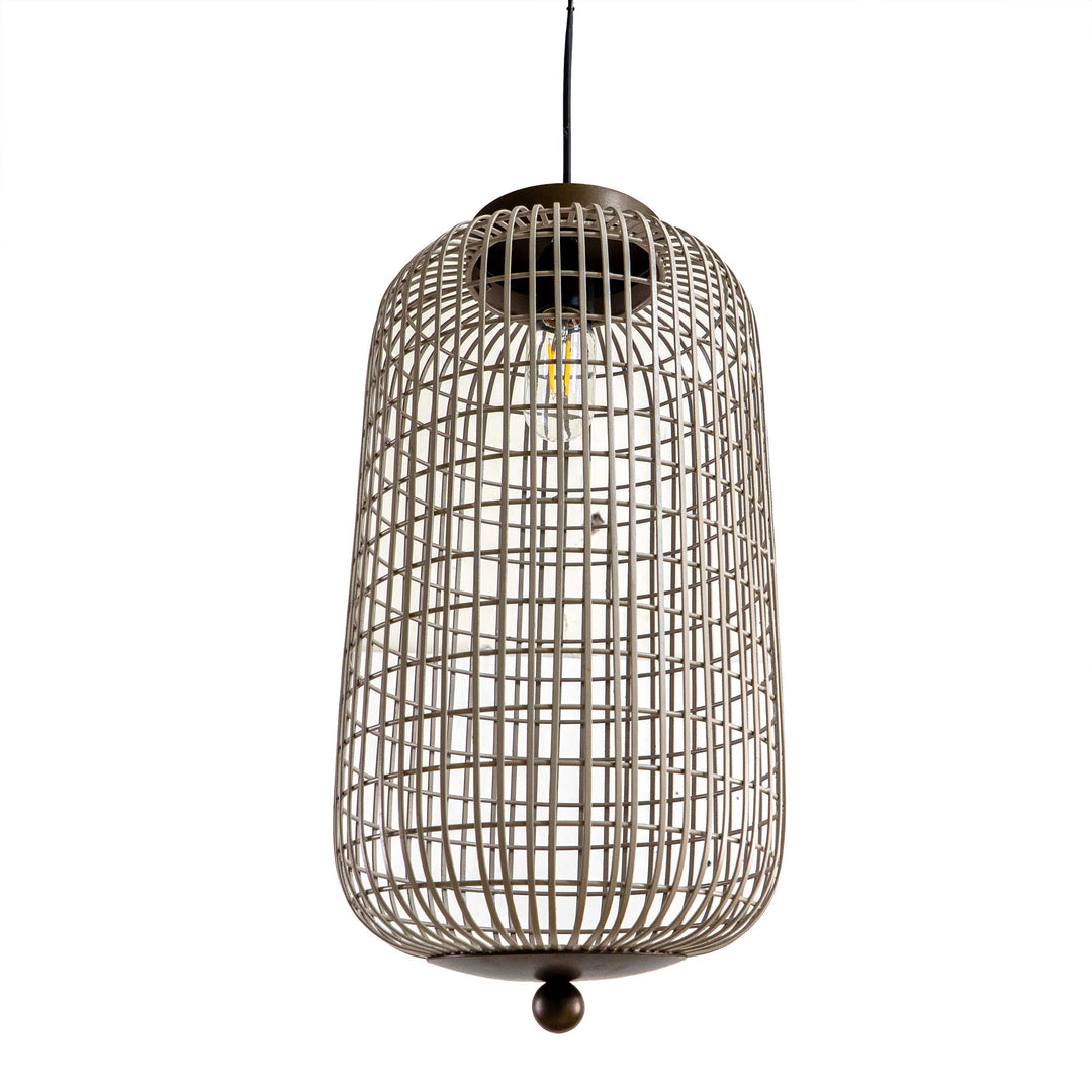 Cylindrical Mesh Pendant Light