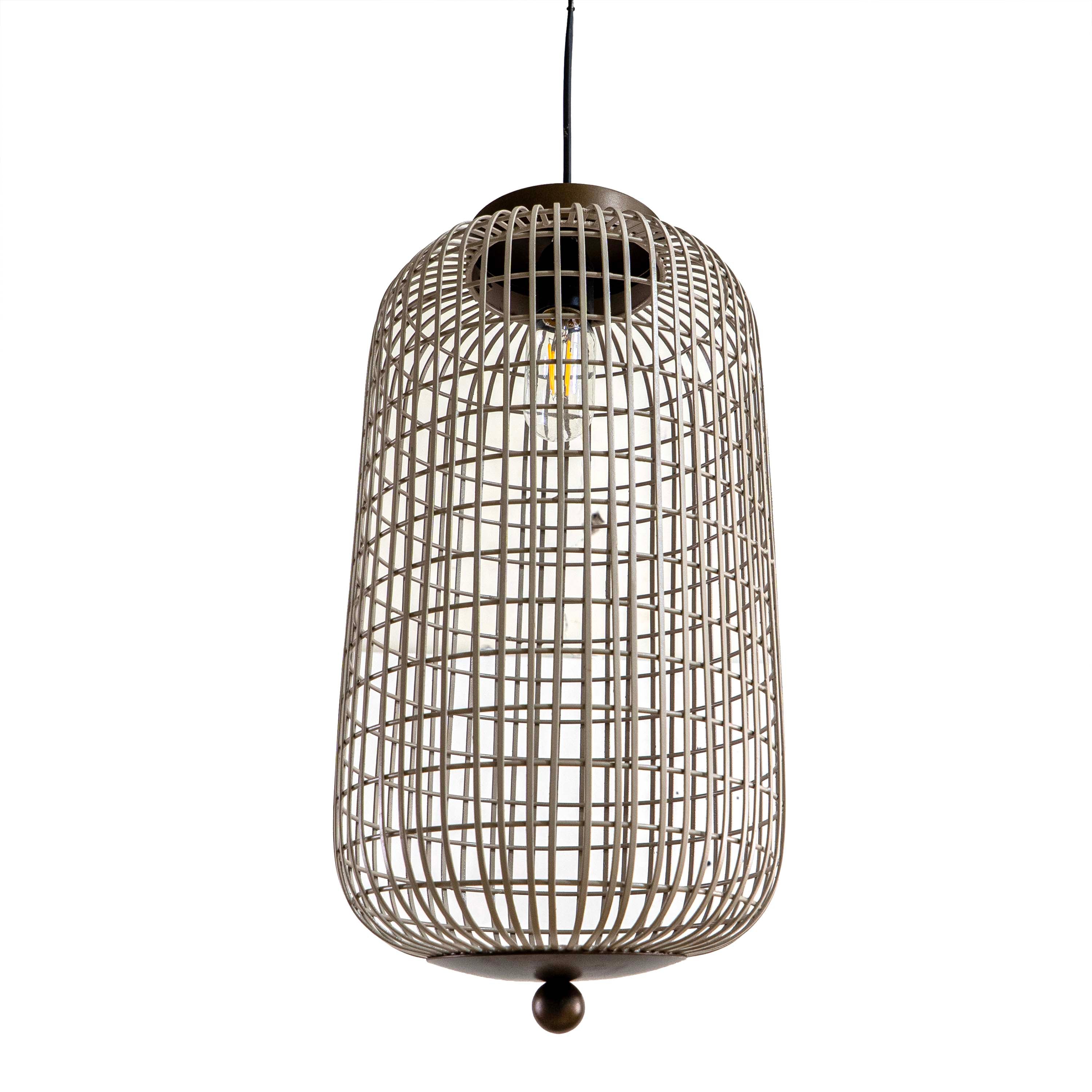 Cylindrical Mesh Pendant Light