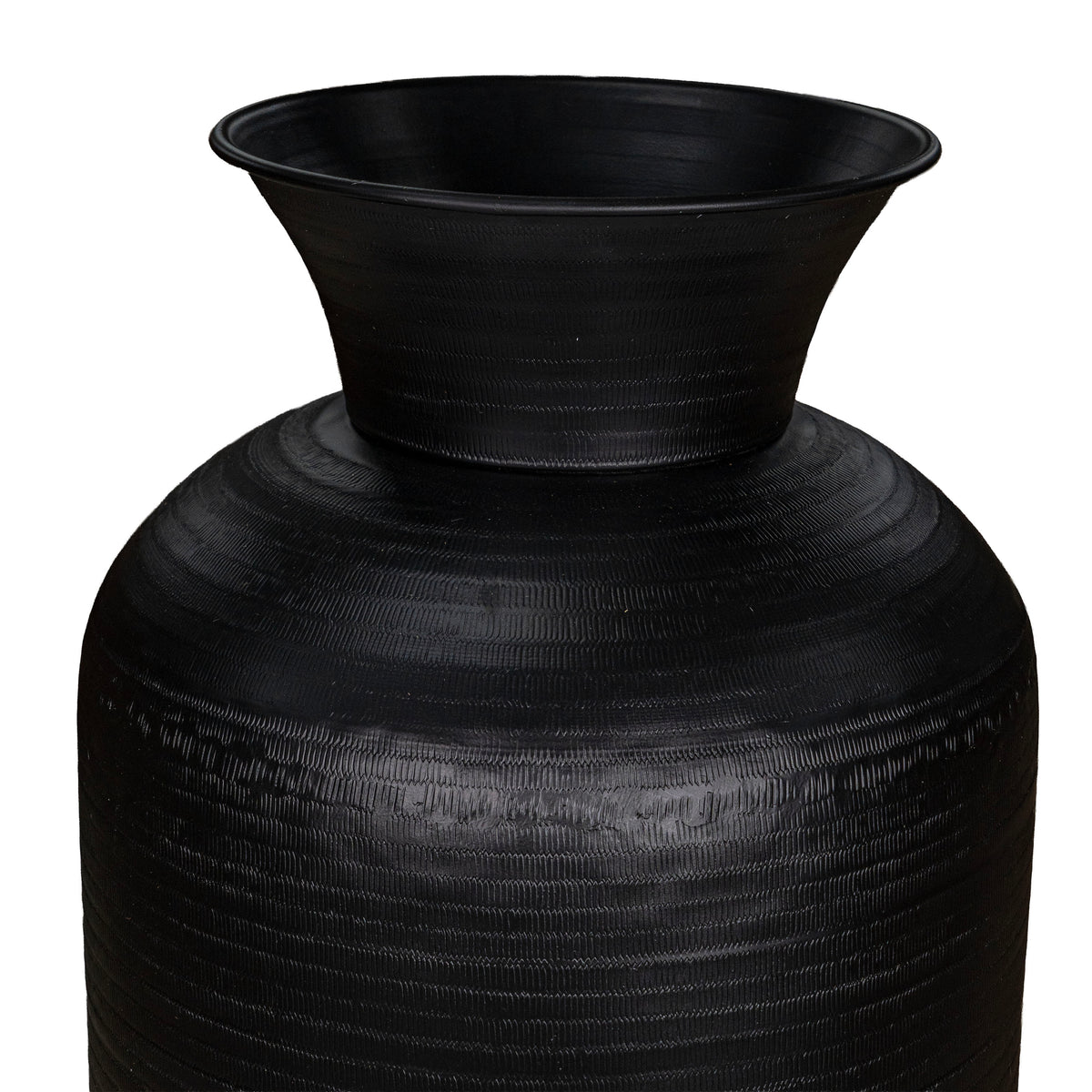 BRIT TALL VASE - BLACK