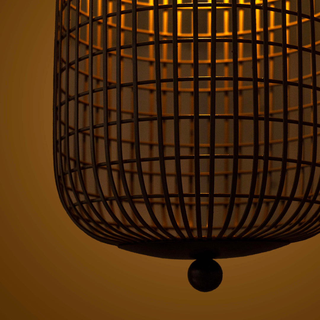 Cylindrical Mesh Pendant Light