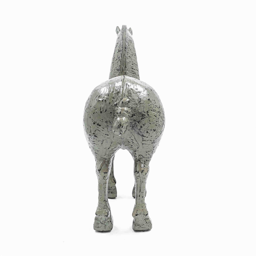 Antique Effect Resin Horse