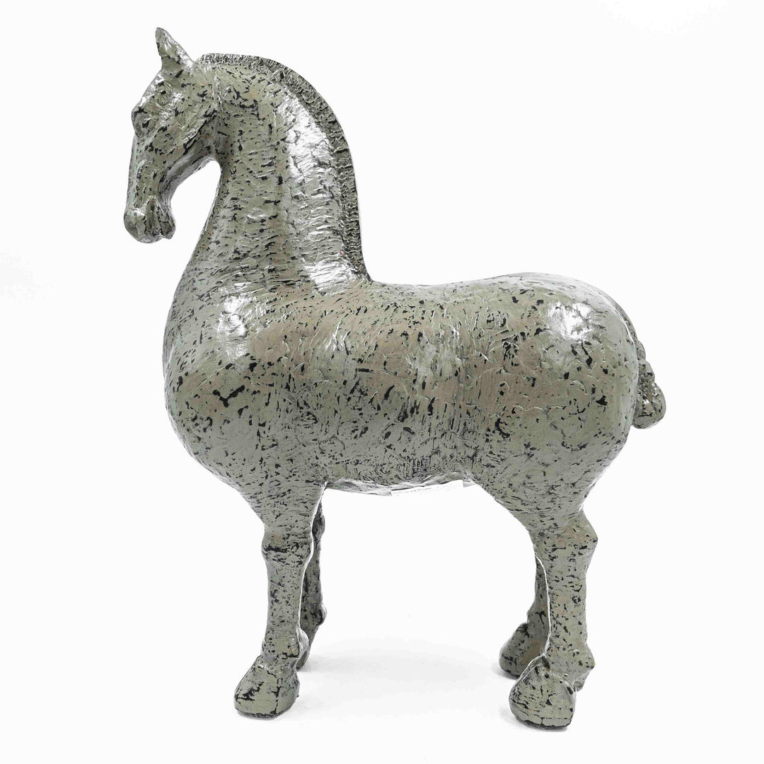 Antique Effect Resin Horse