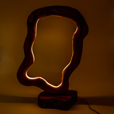 Nextel Live Edge Frame Slim Table Lamp