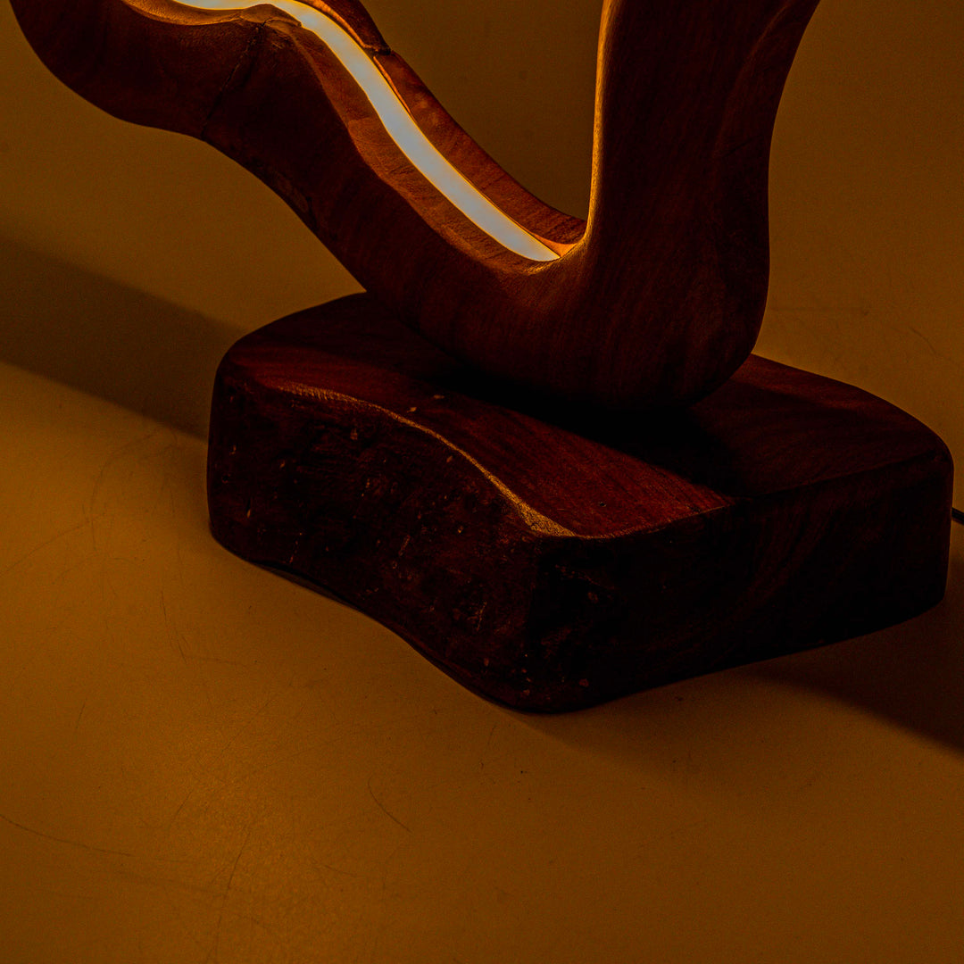 Nextel Live Edge Frame Slim Table Lamp