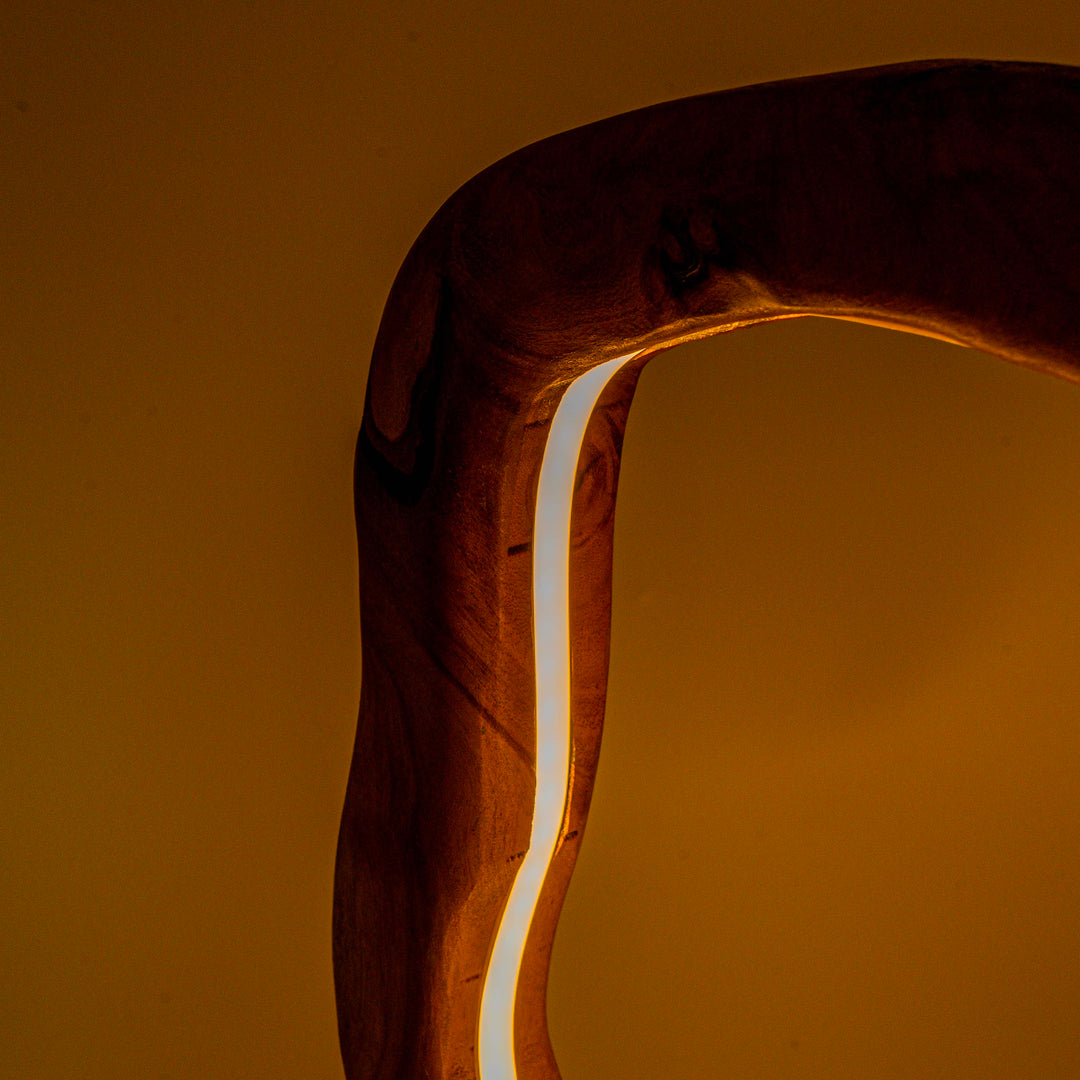 Nextel Live Edge Frame Slim Table Lamp