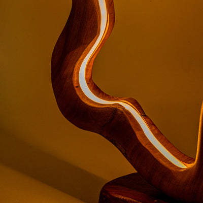 Nextel Live Edge Frame Slim Table Lamp