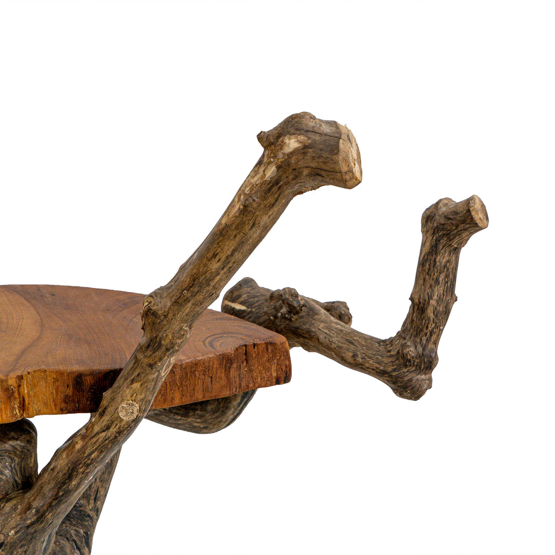 Fujedee Natural Stem Lamp with Tray Shelf