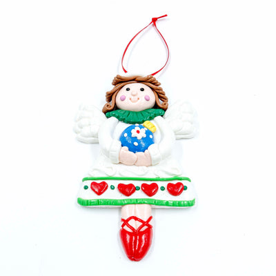 Christmas Ornament Angel White