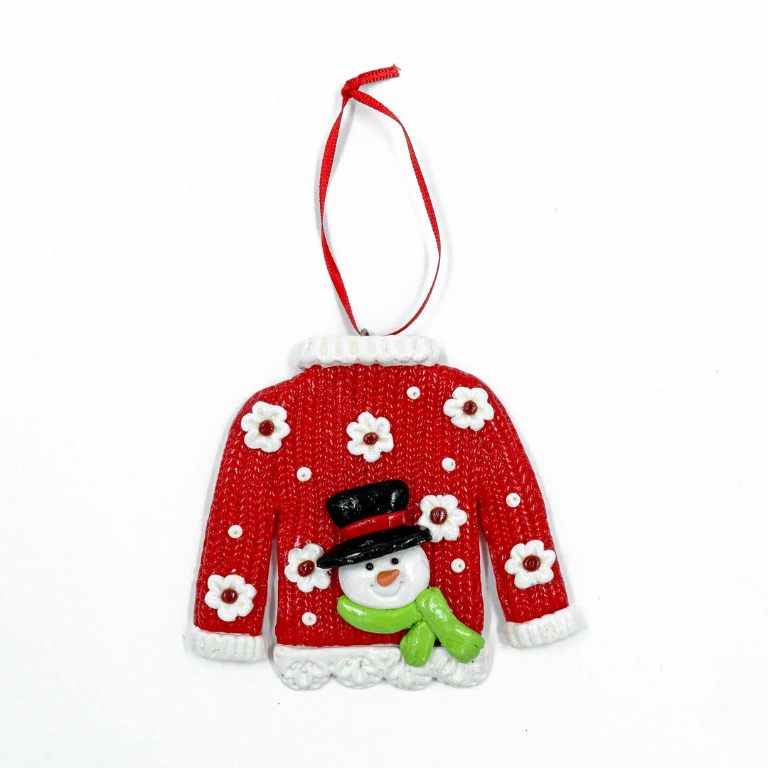 Christmas Ornament Hoodie Red