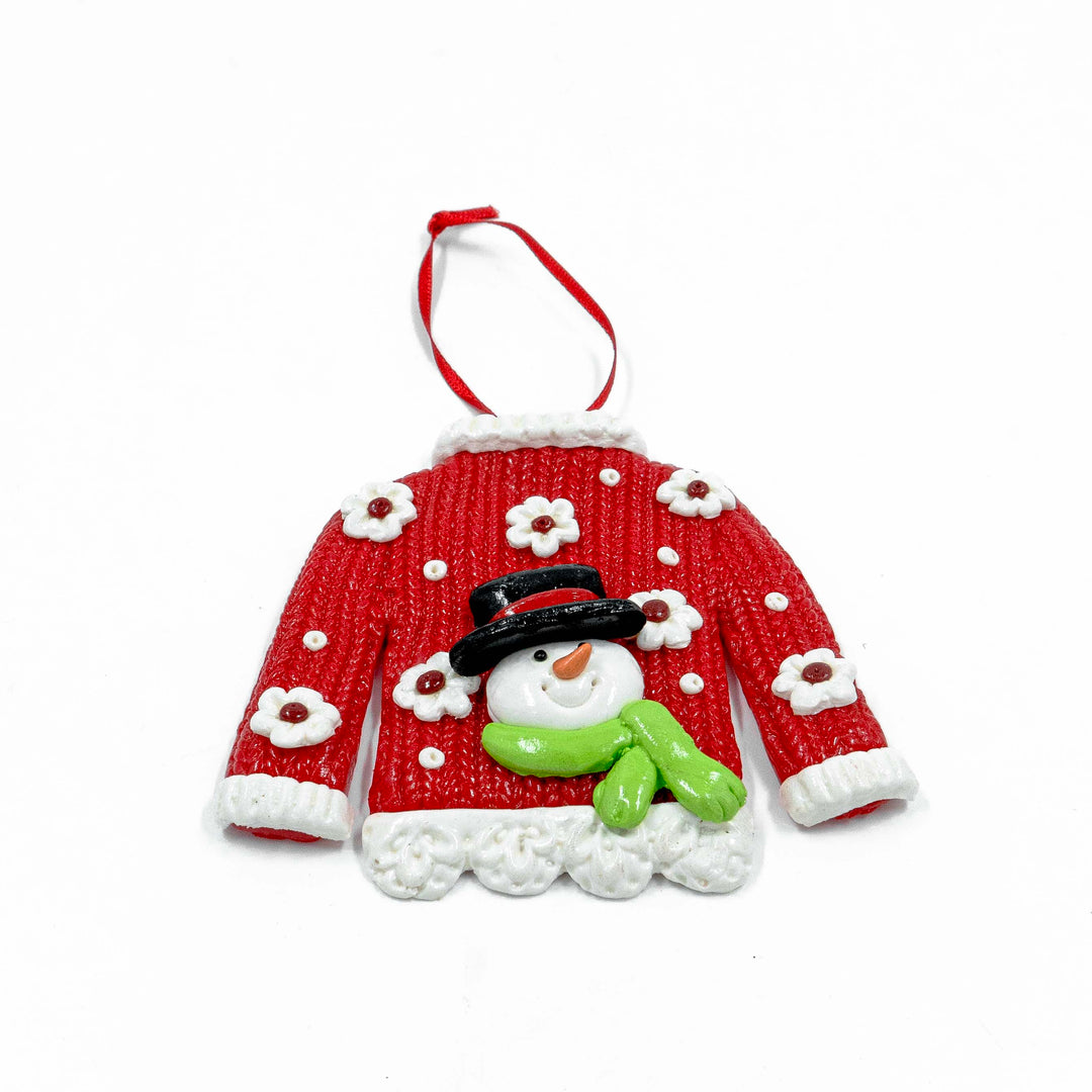 Christmas Ornament Hoodie Red