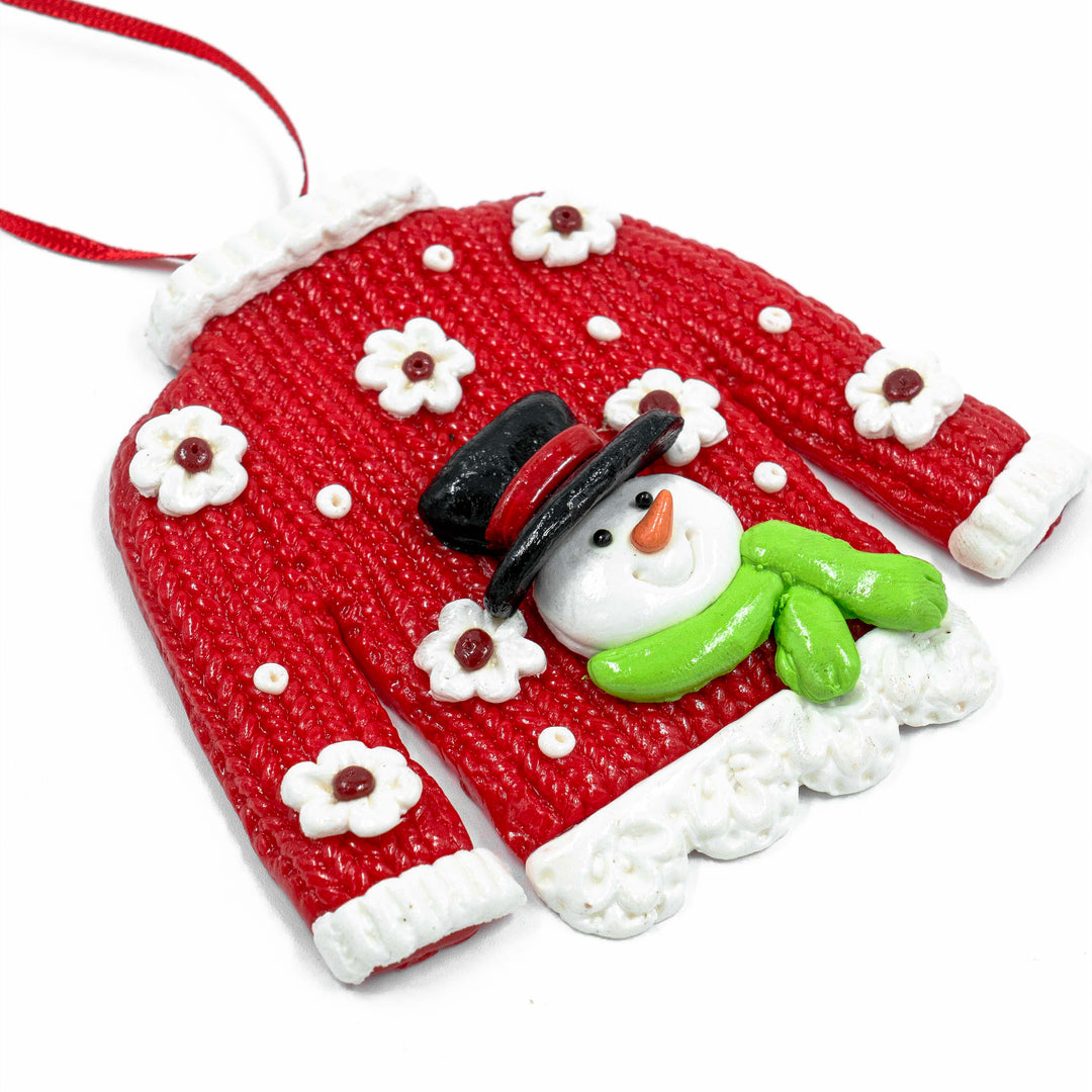 Christmas Ornament Hoodie Red