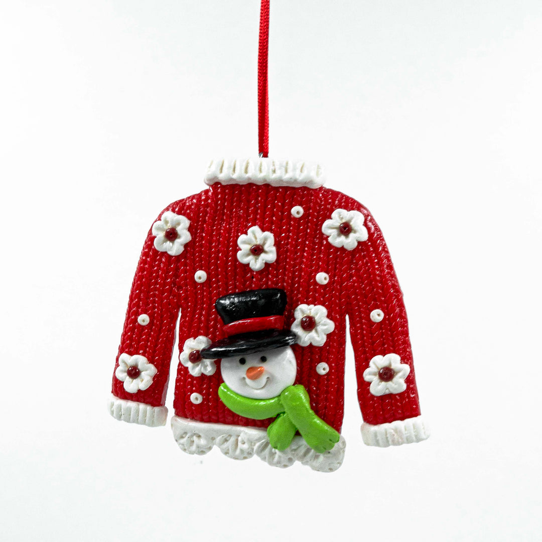 Christmas Ornament Hoodie Red