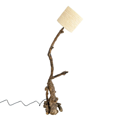 Cevinoi Natural V-shaped Stem Floor Lamp