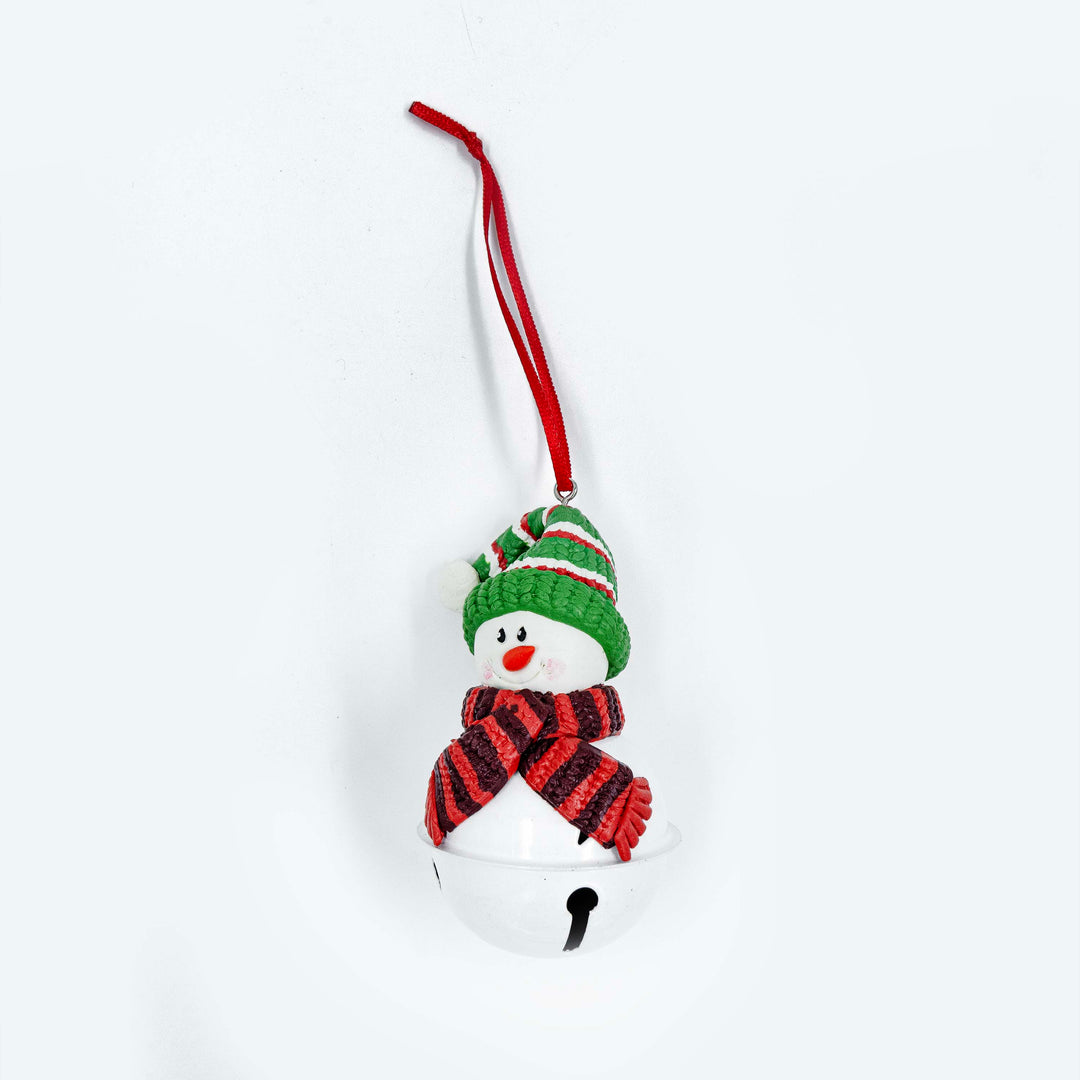 Christmas Ornament Snowman Green