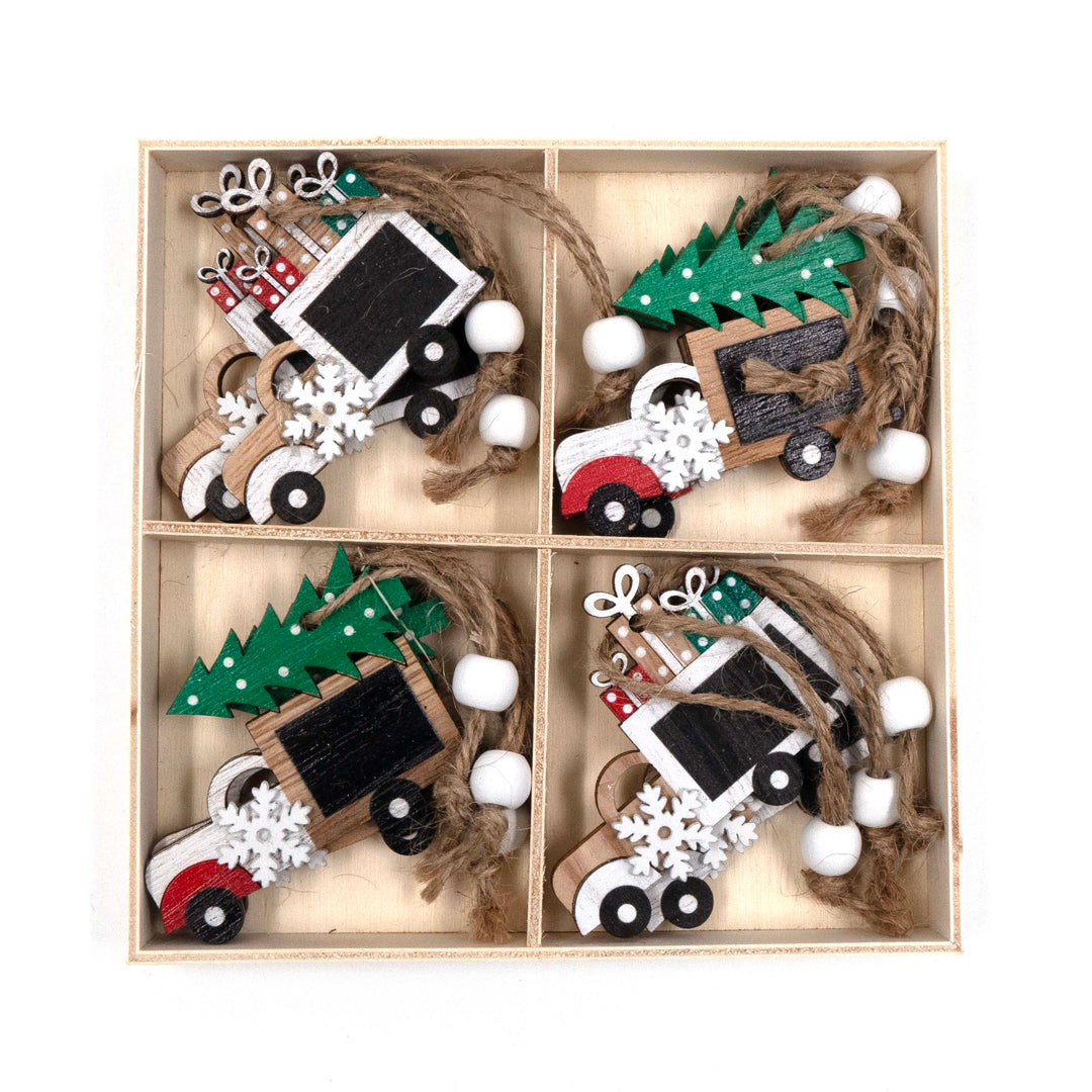 Christmas Decor Ornaments (Set of 4)