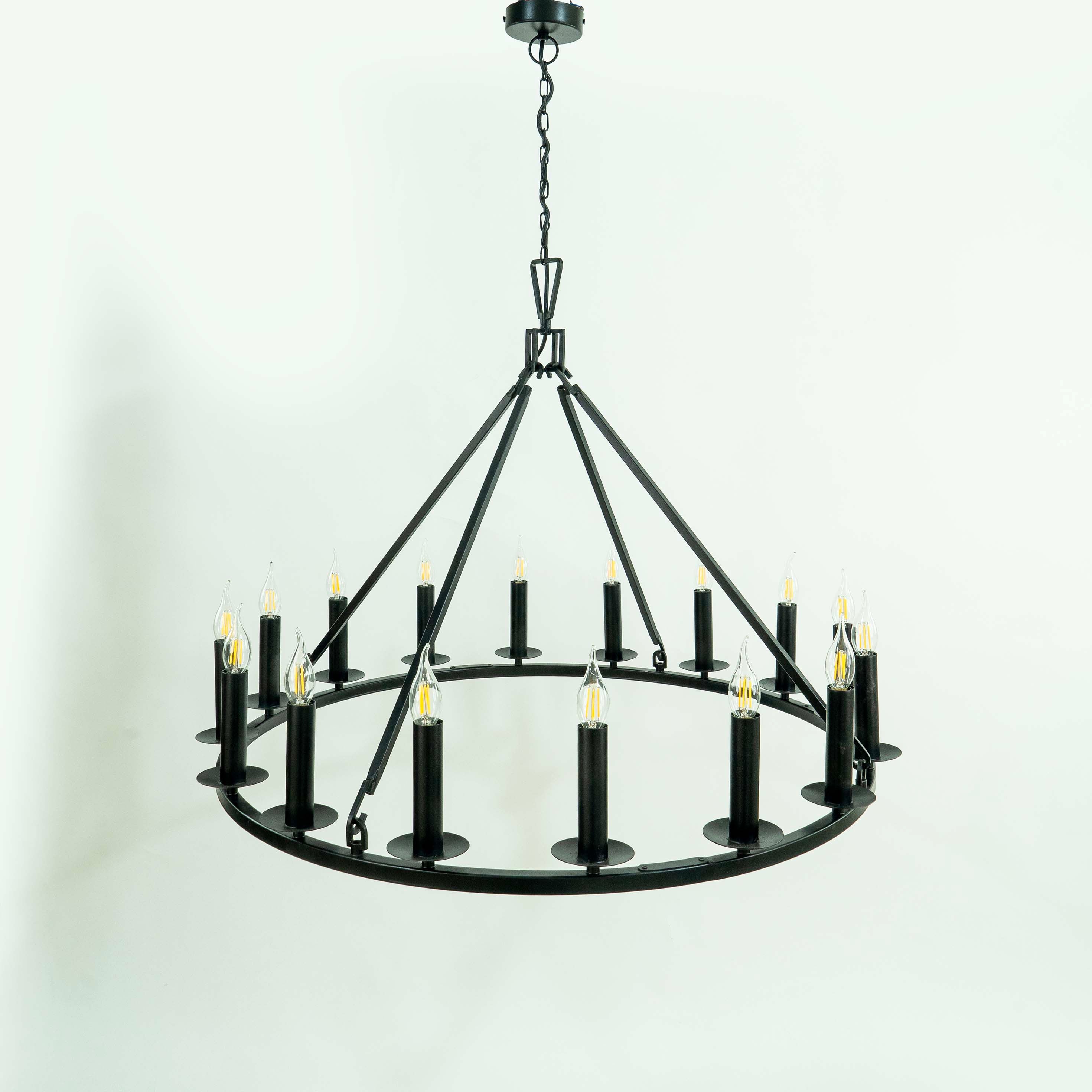 16 Light Round Chandelier