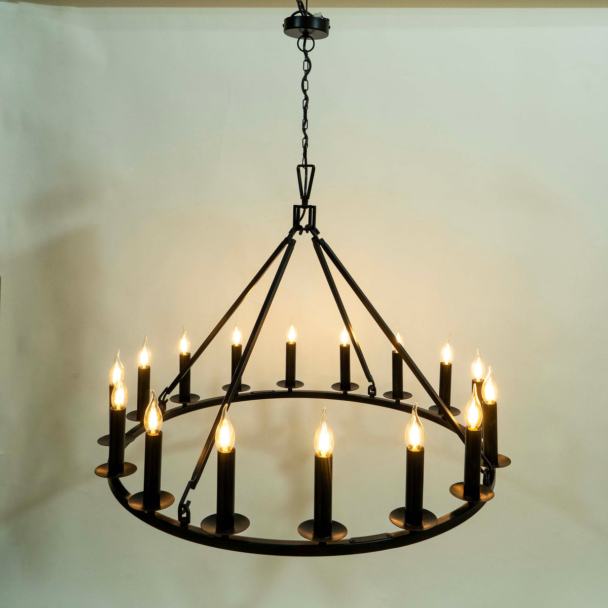 16 Light Round Chandelier