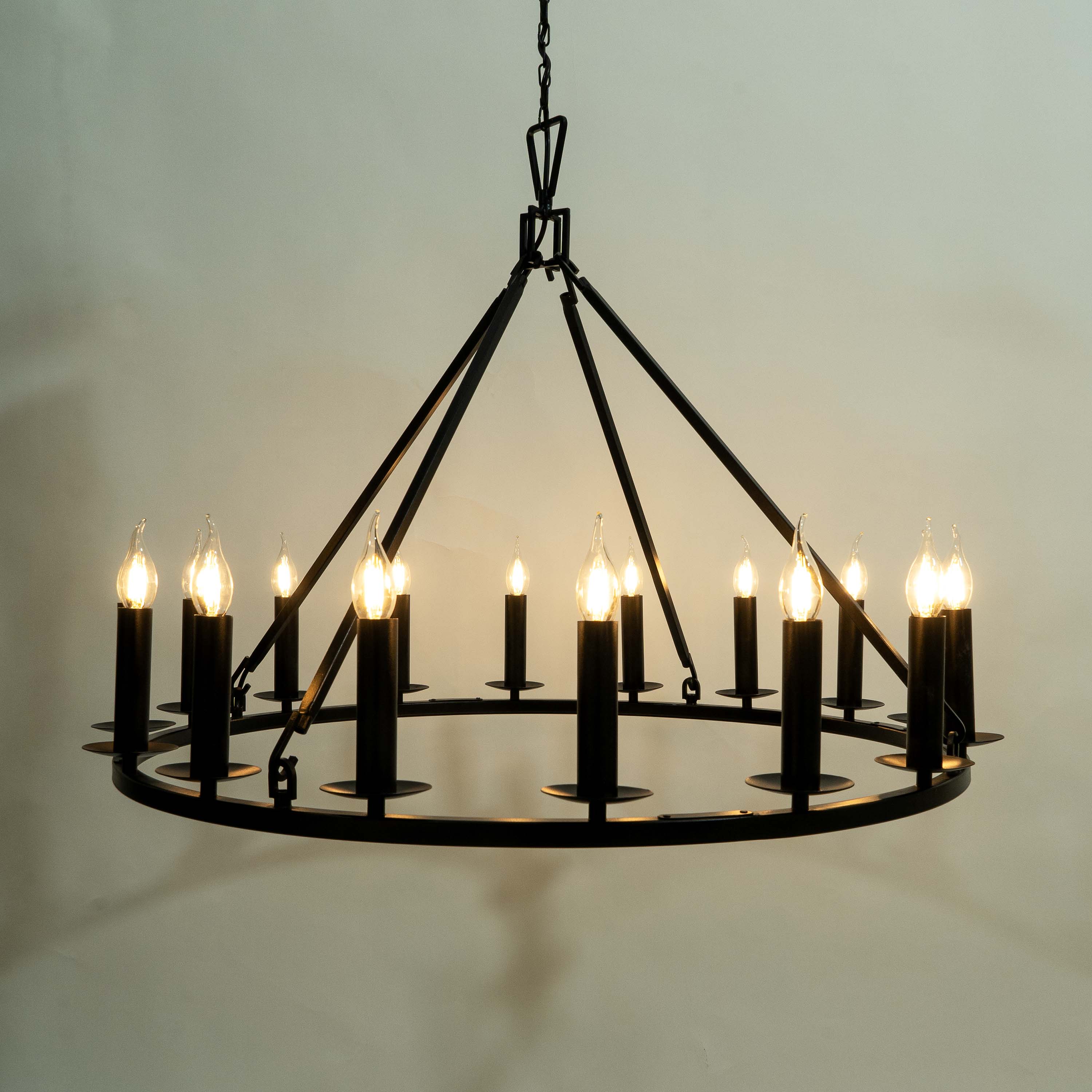 16 Light Round Chandelier