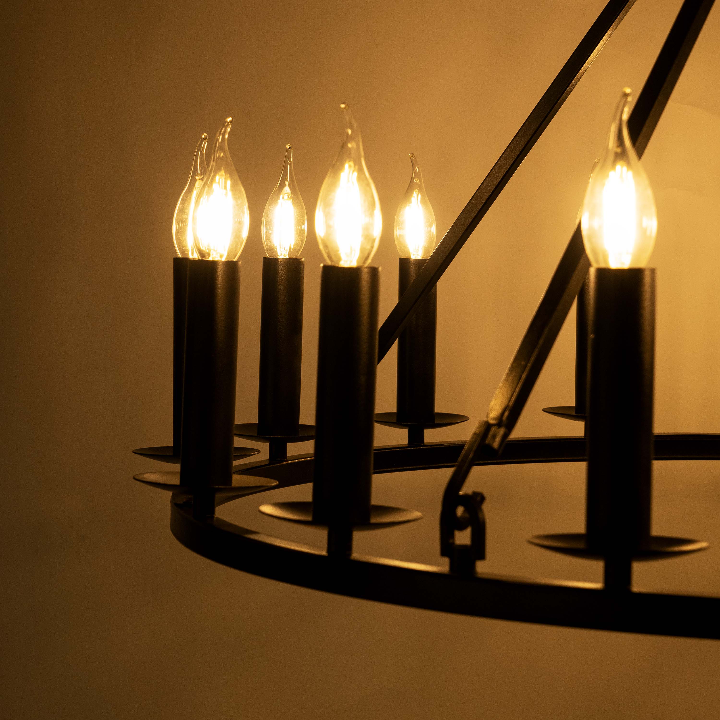 16 Light Round Chandelier