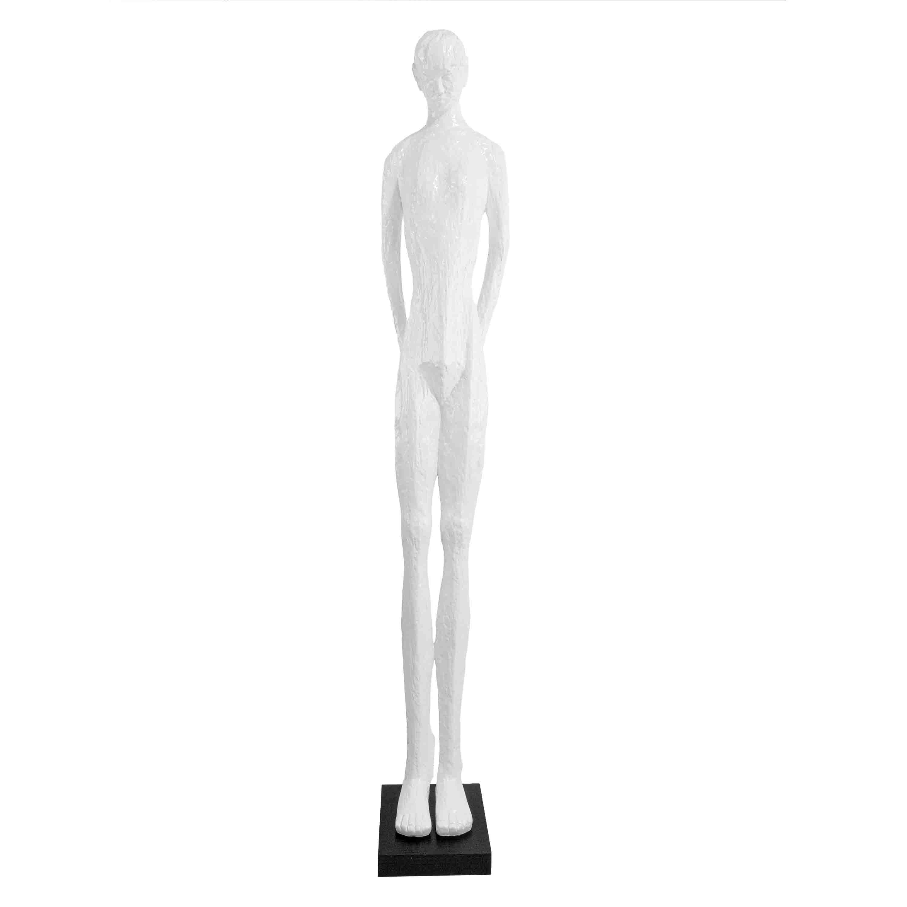 Man Standing Sculpture White - 6 Feet