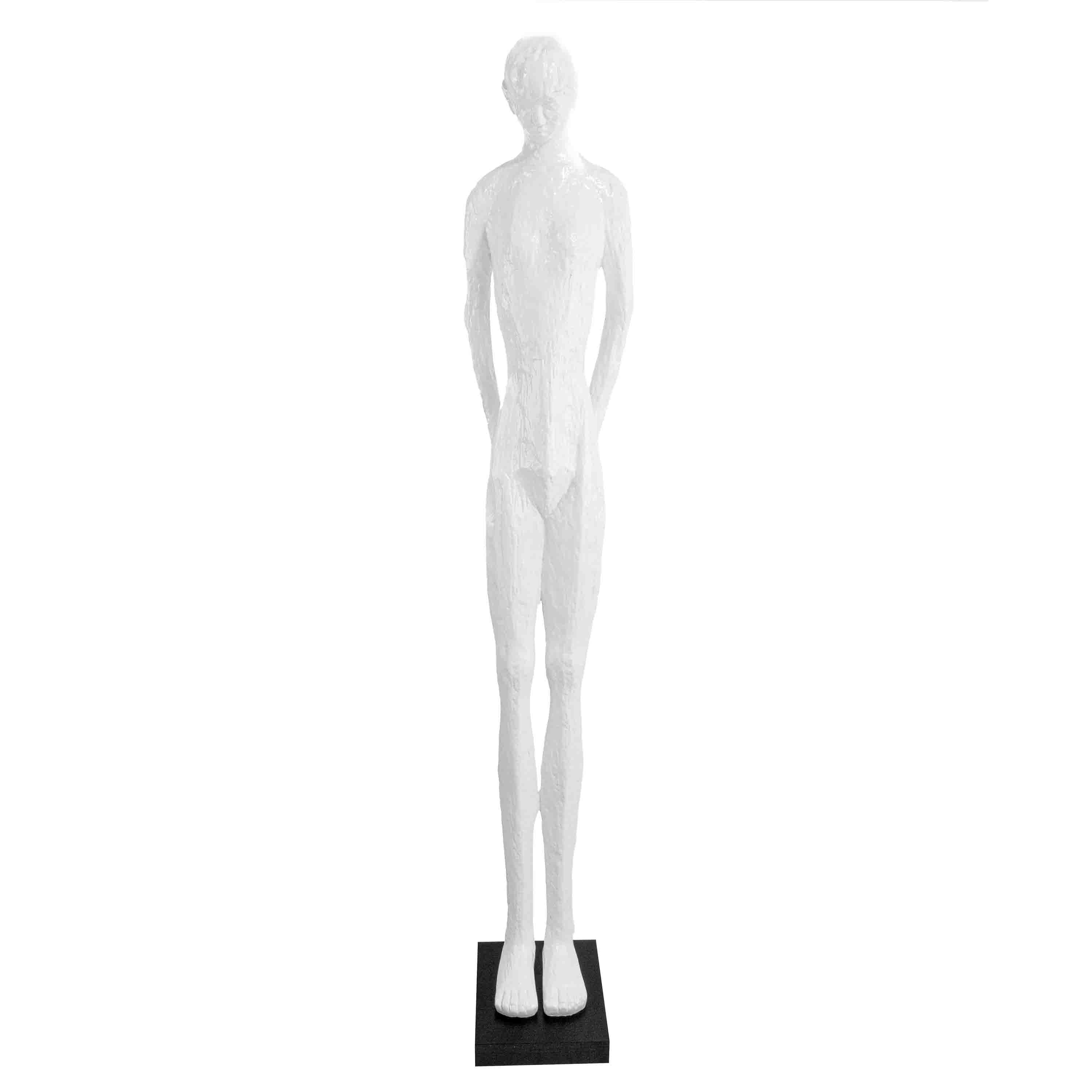 Man Standing Sculpture White - 6 Feet