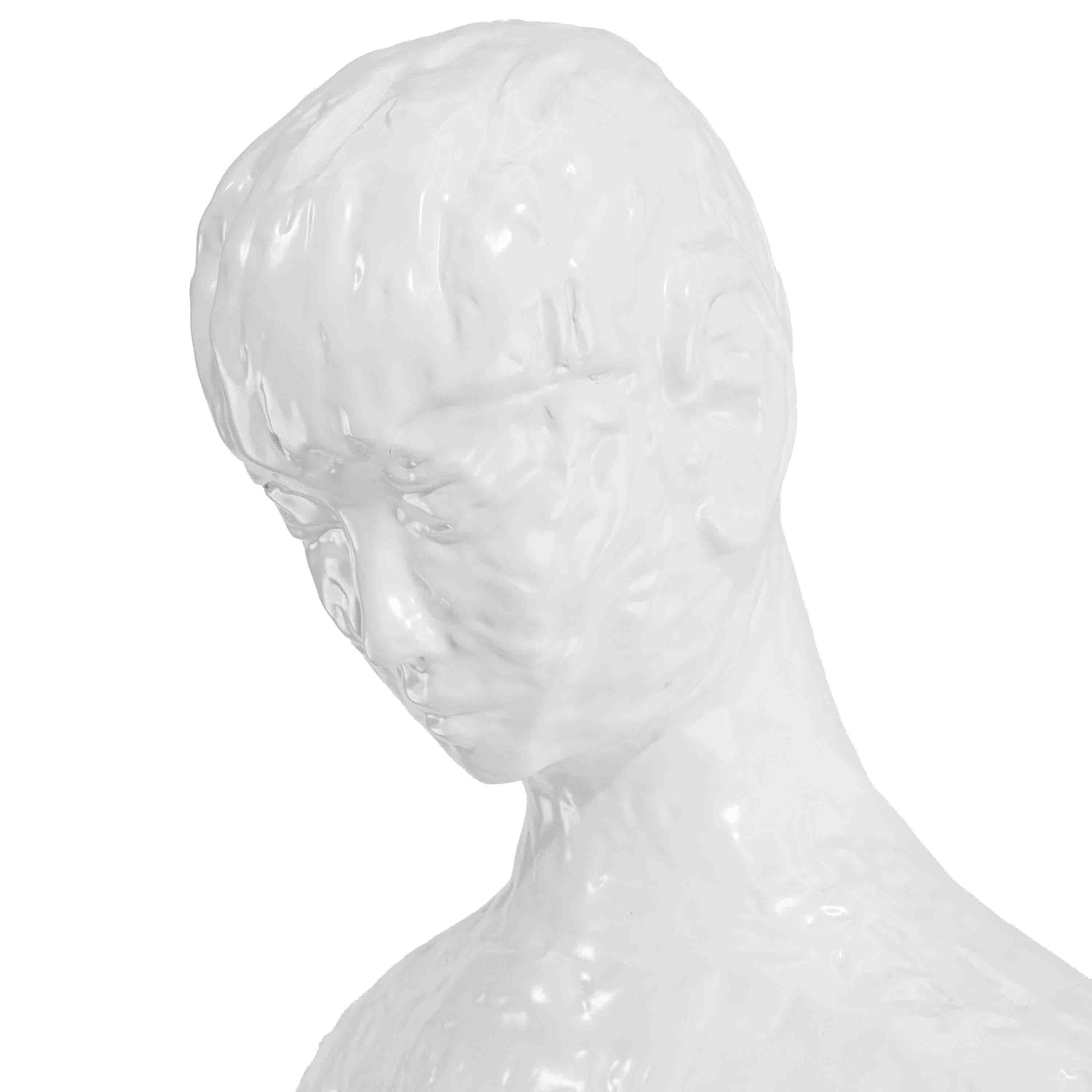 Man Standing Sculpture White - 6 Feet