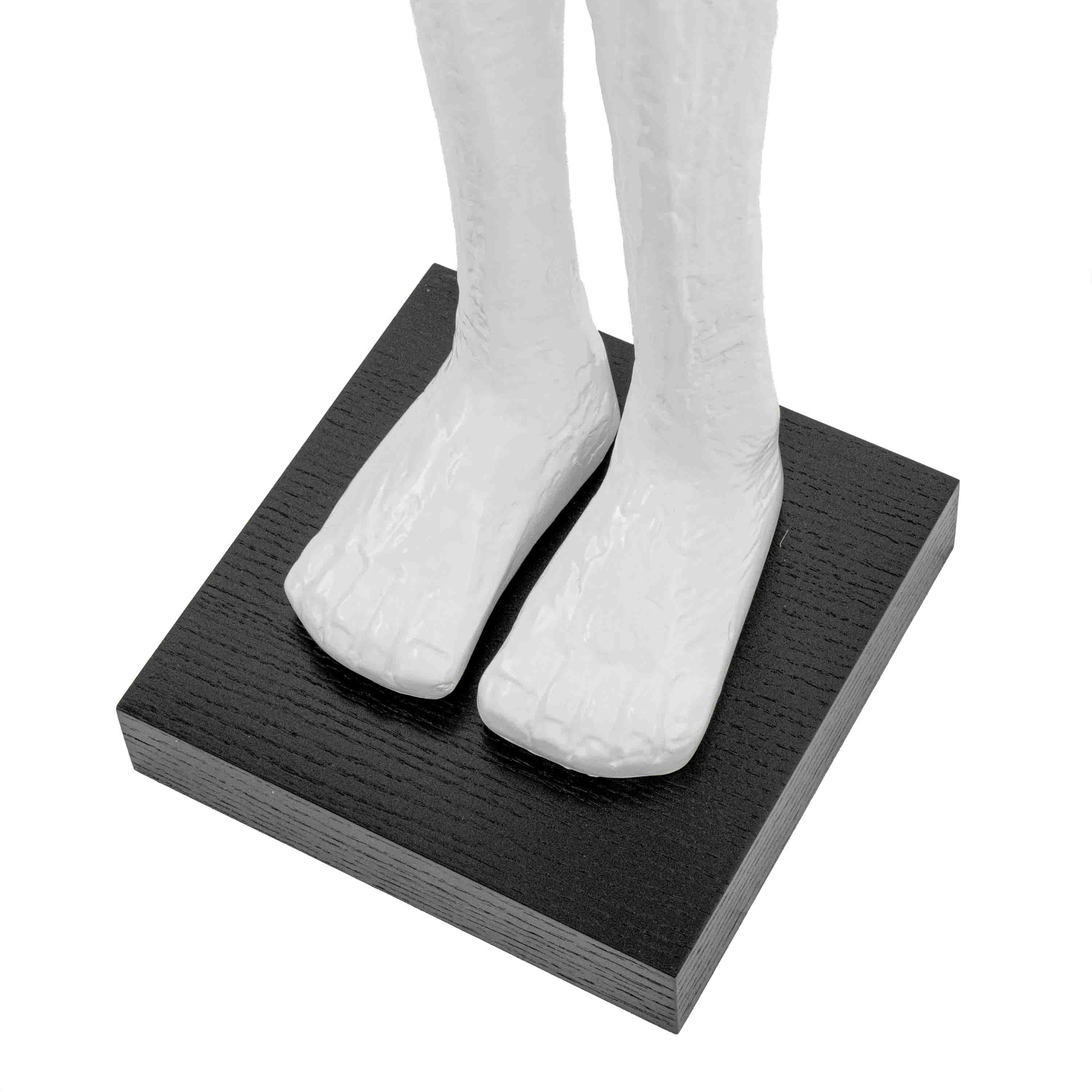 Man Standing Sculpture White - 6 Feet