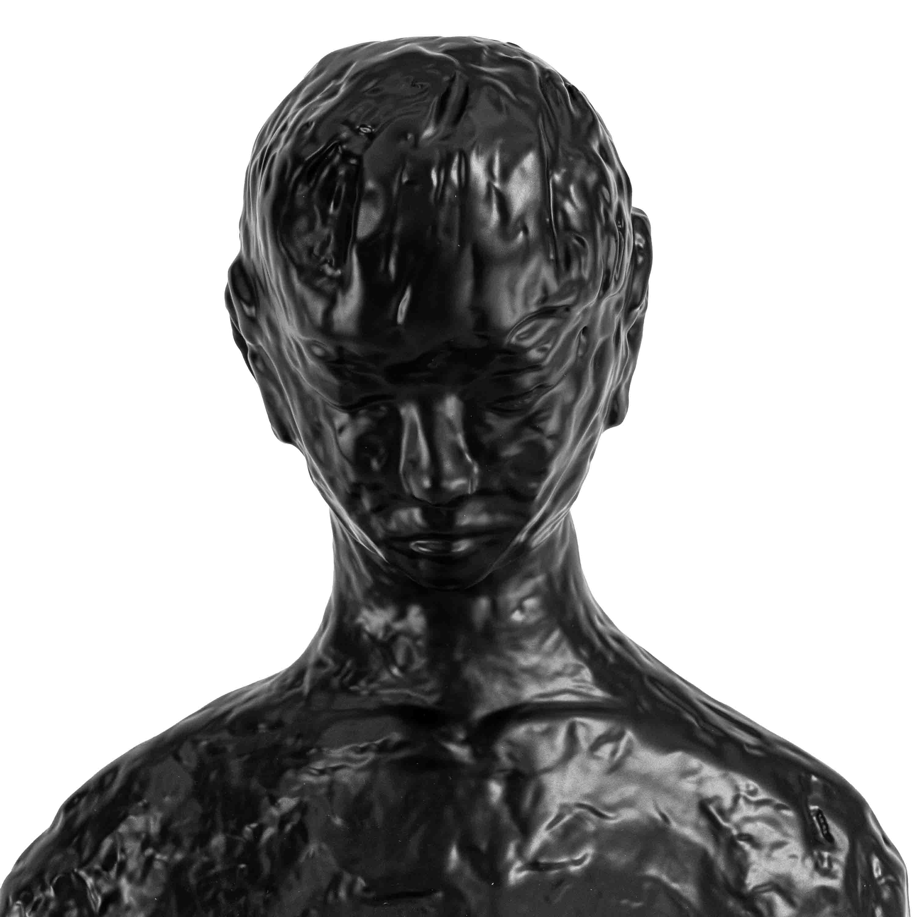 Man Standing Sculpture Black - 6 Feet