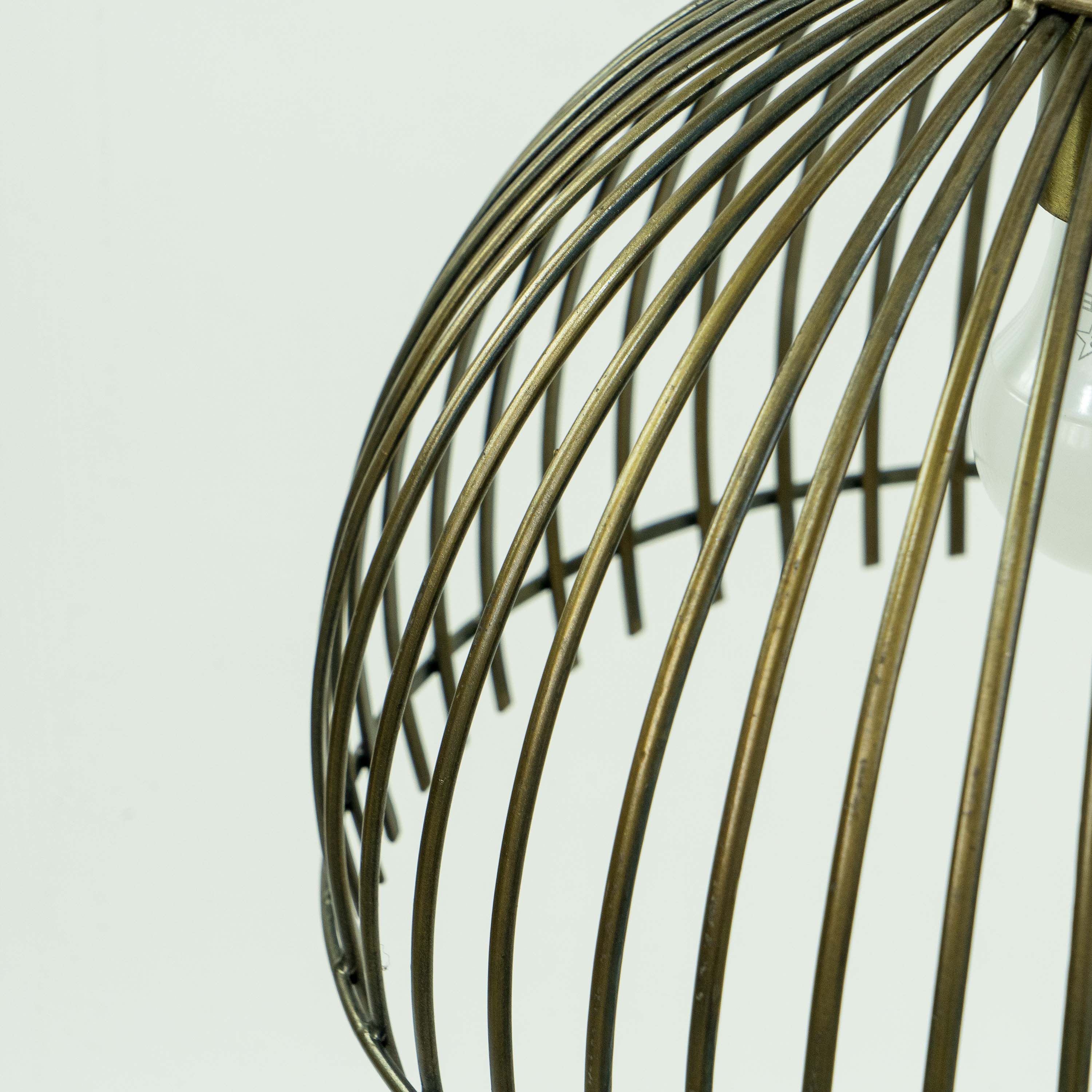 Round Metal Bulan Pendant Lamp