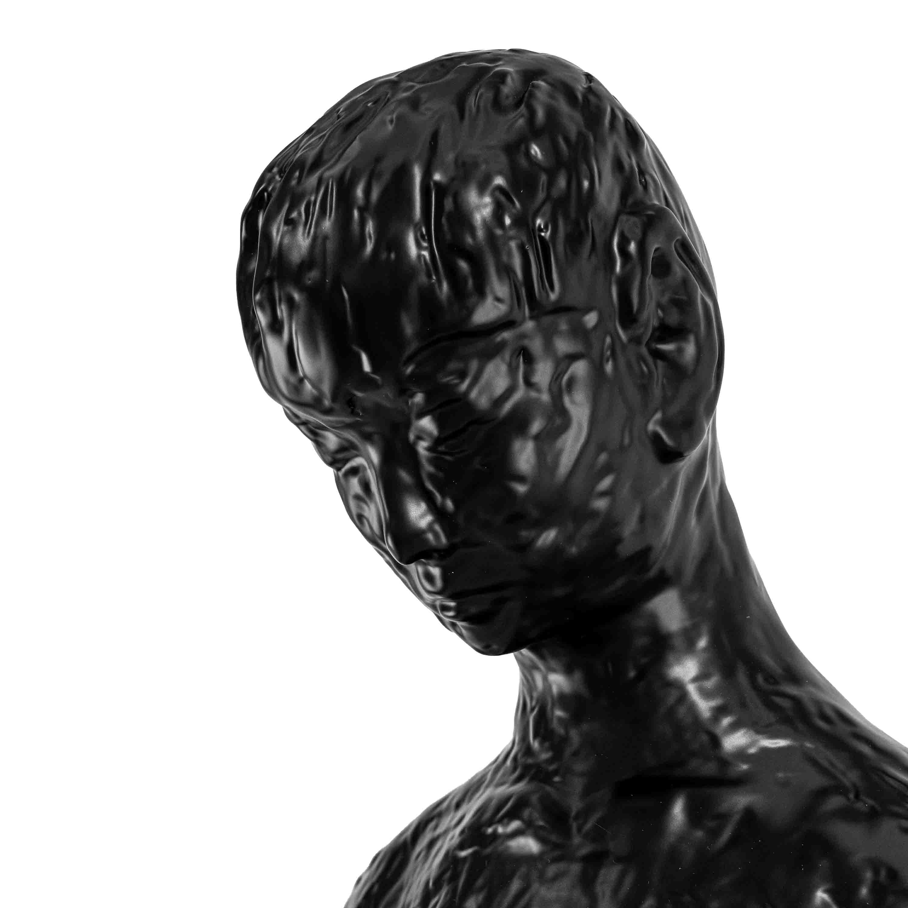Man Standing Sculpture Black - 6 Feet