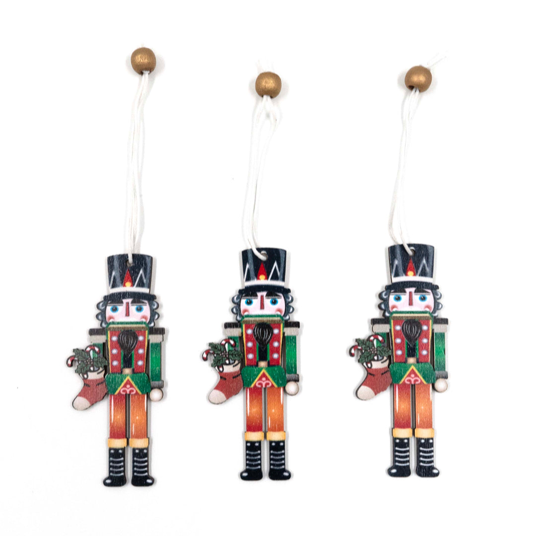 Christmas Soldier Ornaments (Set of 3)